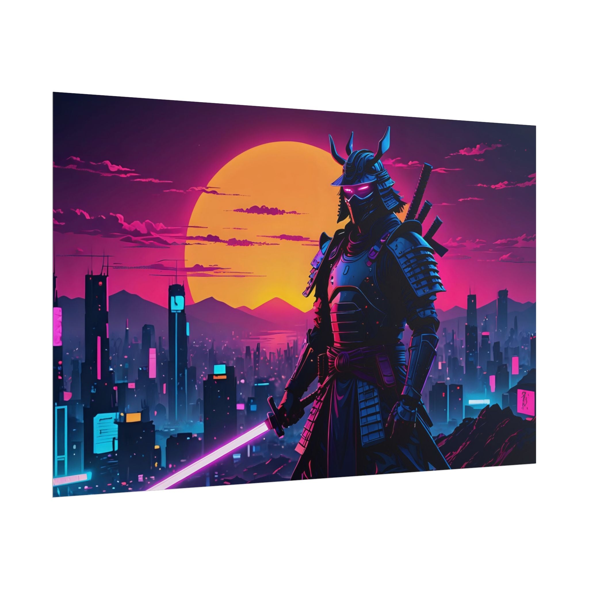 samurai-retrowave-poster-print-synthawave-wall-art-poster-gift-for-anime-fans-home-decor-japanese-art-retro-aesthetic-lightsa