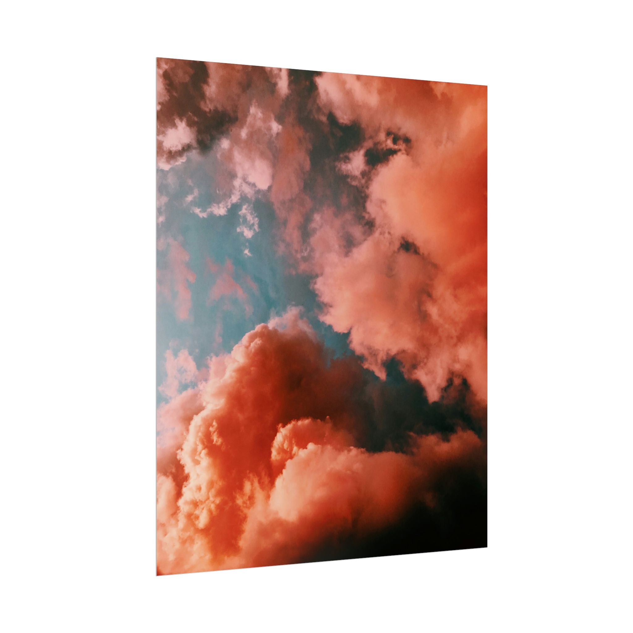 pinkish-cloud-sunset-poster-print-pink-wall-art-sunset-artwork-home-wall-decor-room-decoration-wall-hanging