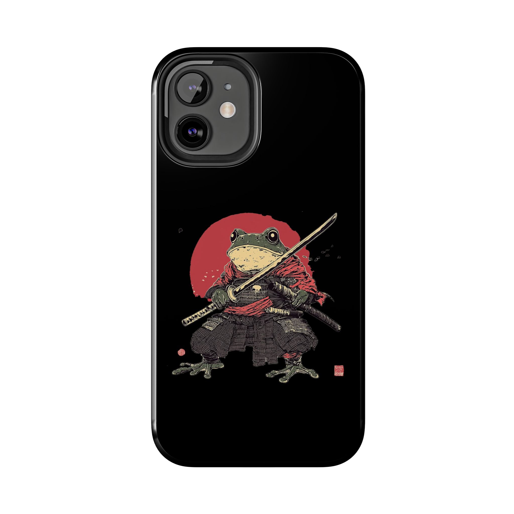 retro-vintage-ninja-frog-iphone-tough-case-red-sun-japanese-samurai-frog-design-ninja-warrior-black-iphone-hard-cover-1
