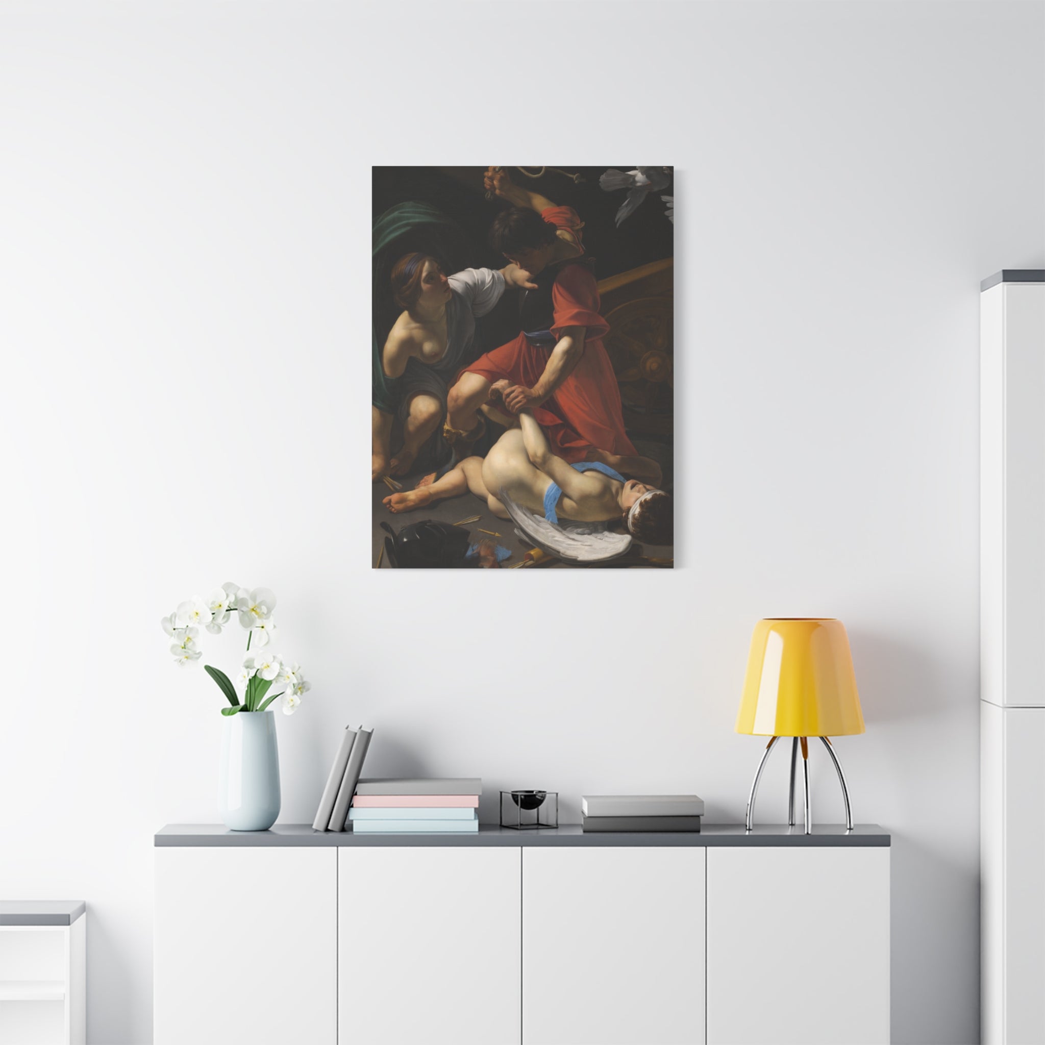 canvas-print-cupid-chastised-bartolomeo-manfredi-1613-matte-canvas-wall-art-stretched-1-25-inch-classic-art-decor-artwork
