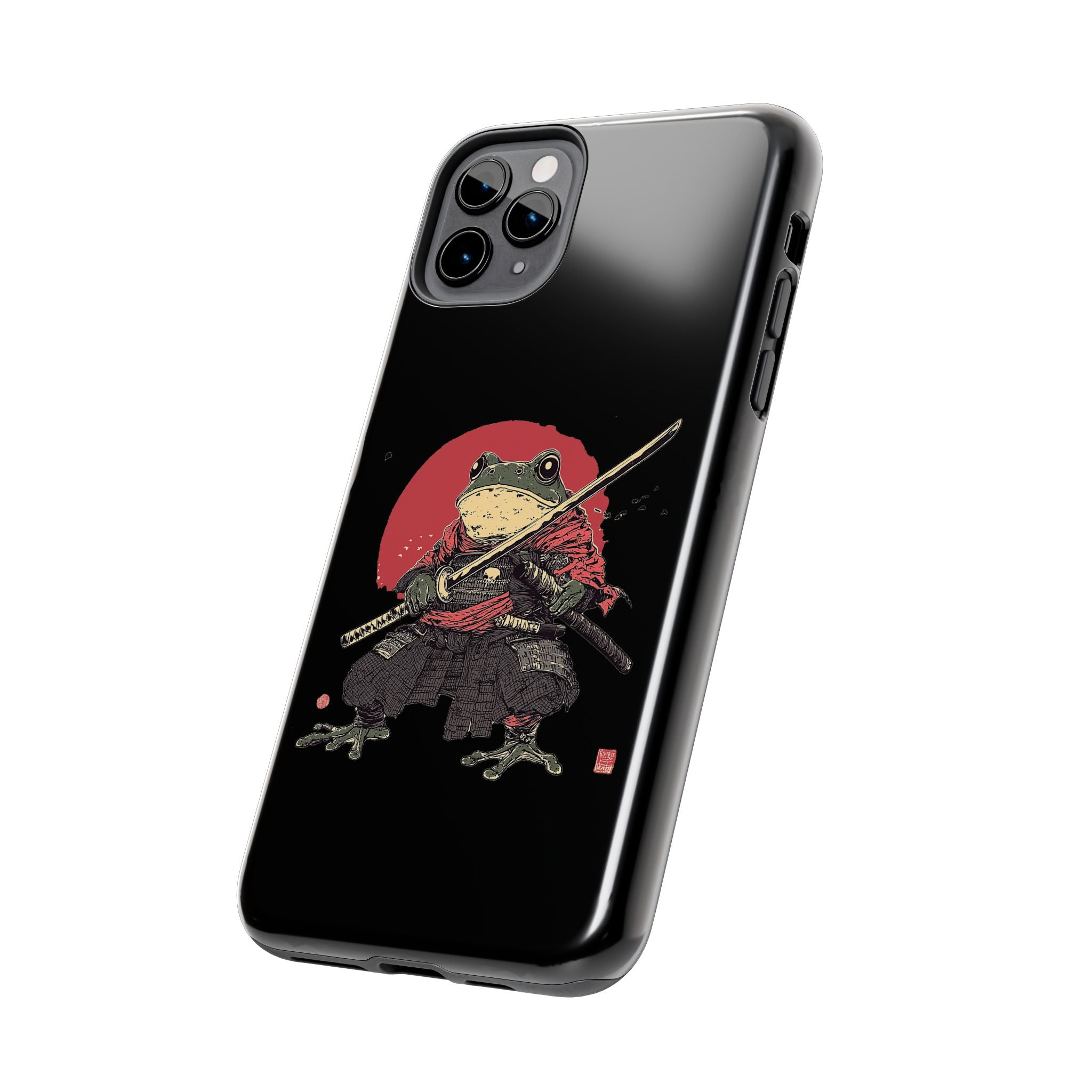 retro-vintage-ninja-frog-iphone-tough-case-red-sun-japanese-samurai-frog-design-ninja-warrior-black-iphone-hard-cover-1