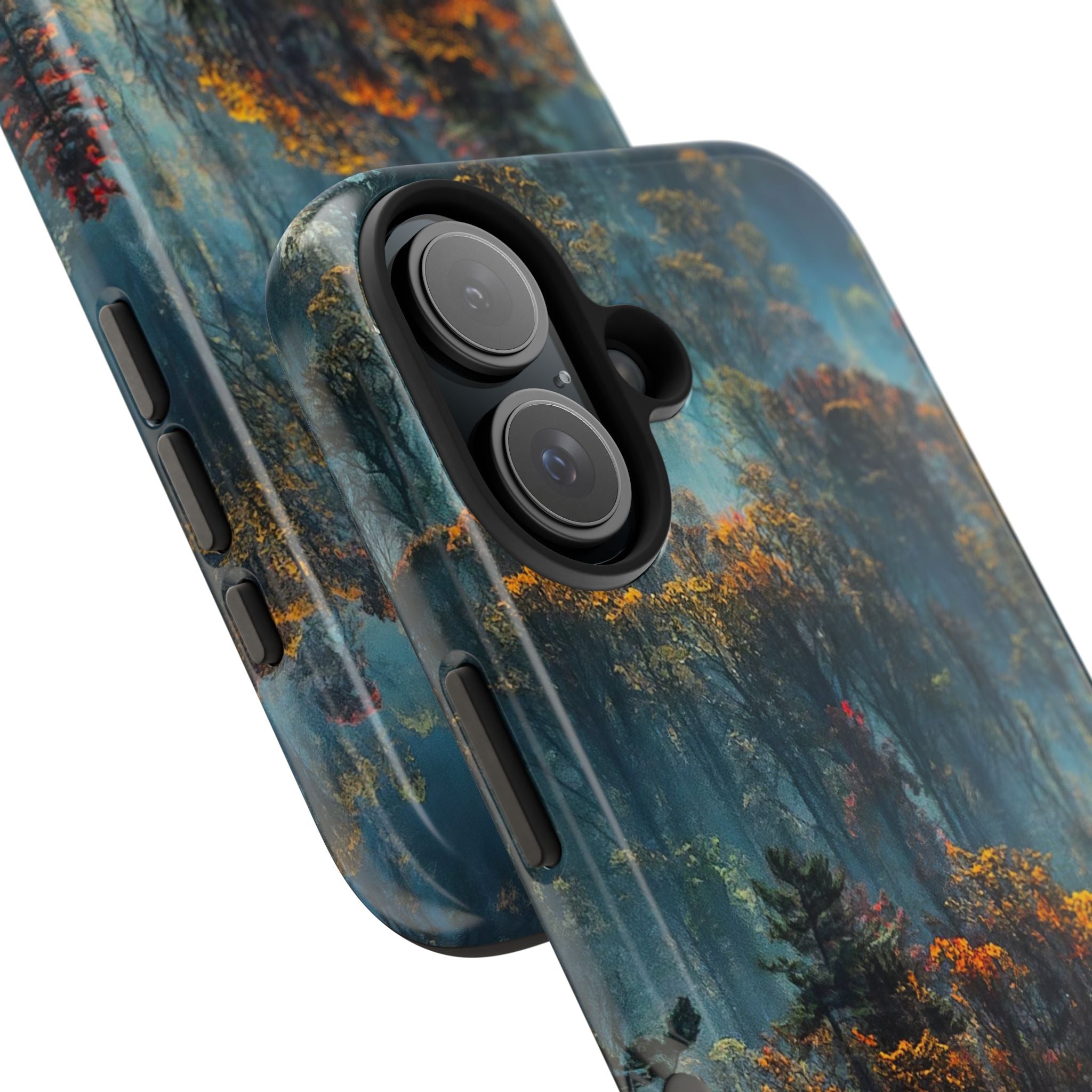 iphone-tough-case-misty-forrest-foggy-fall-iphone-covers-protective-smartphone-cover-nature-lover-gift-adventure-accessory