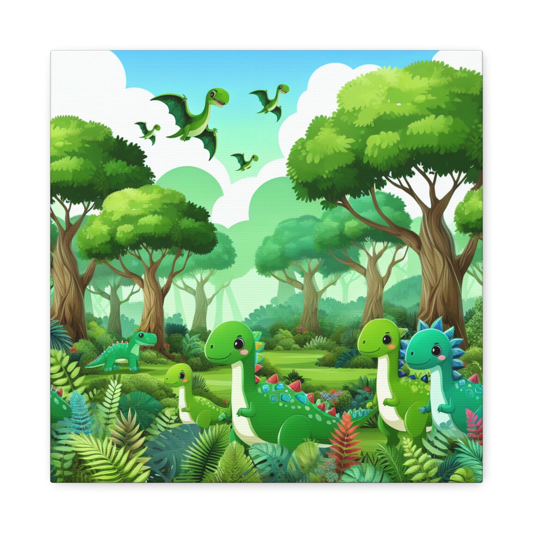 canvas-wall-art-cute-dinosaur-nursery-decor-baby-dinosaur-print-stretched-canvas-nursery-art-cute-dinosaur-decoration-baby-nu