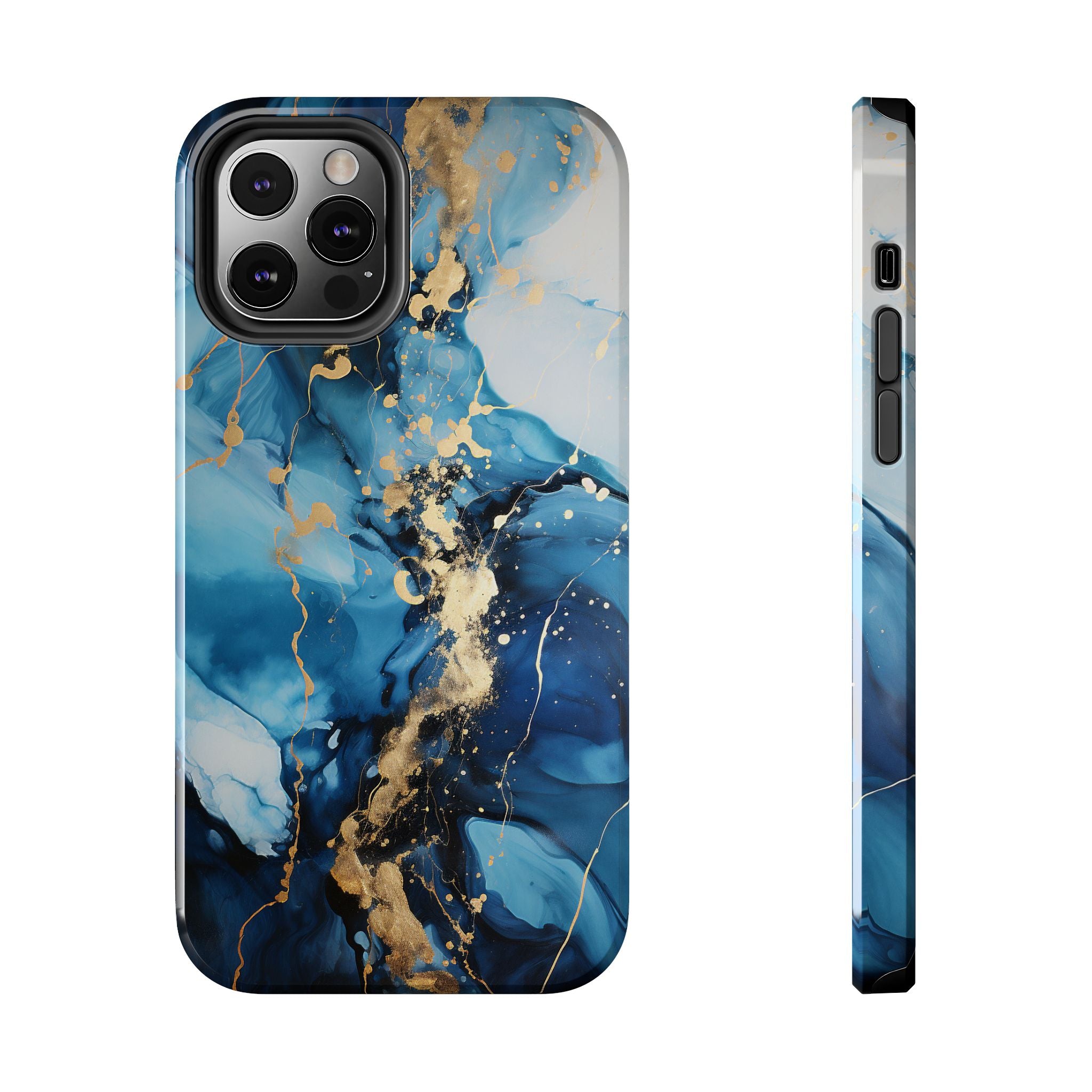 blue-gold-marble-iphone-tough-case-elegant-minimalist-protective-cover-stylish-phone-shell-hard-shell-iphone-case-trendy-acce
