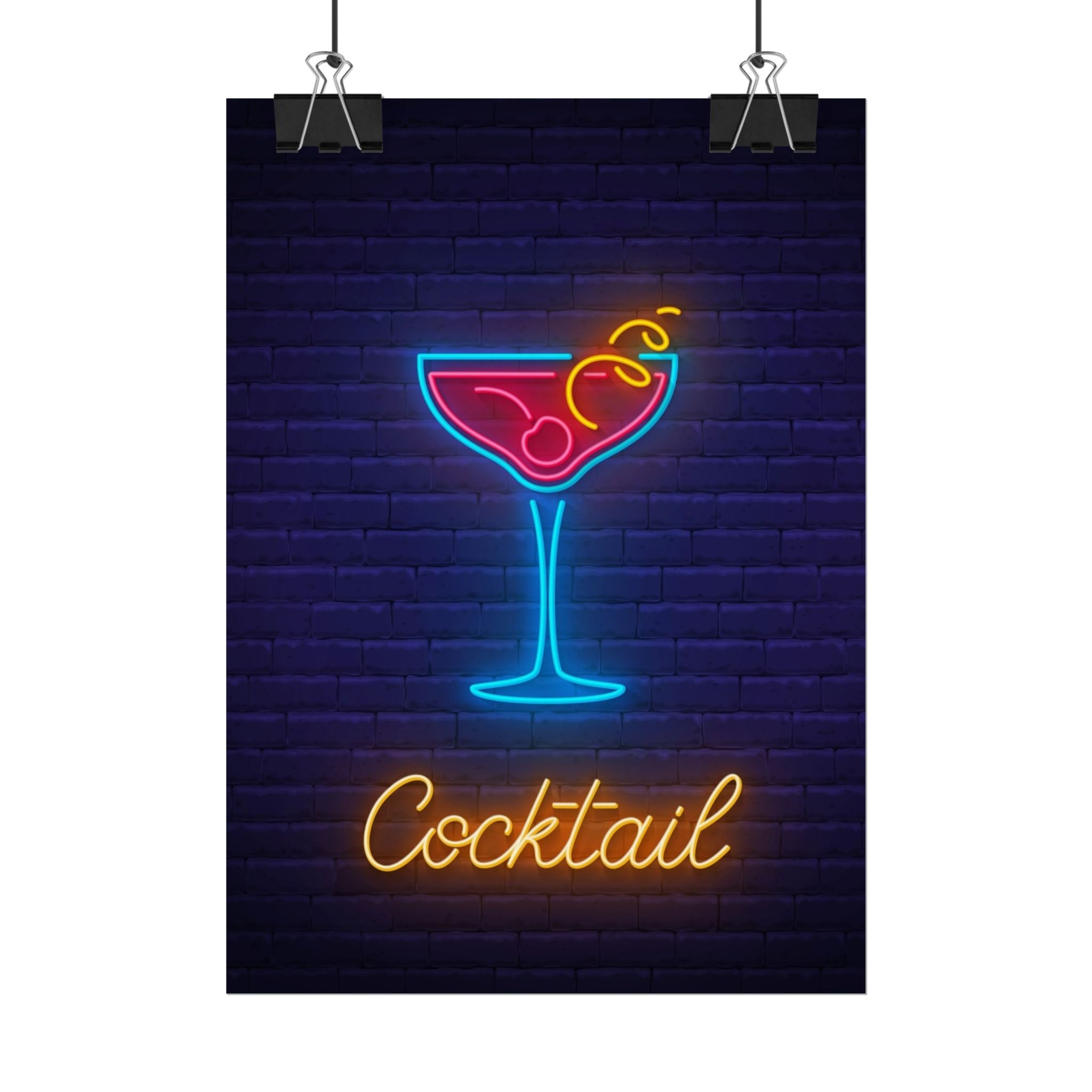 cocktail-neon-martini-poster-wall-art-decor-large-poster-artwork-cocktail-print-bar-decor-kitchen-wall-art