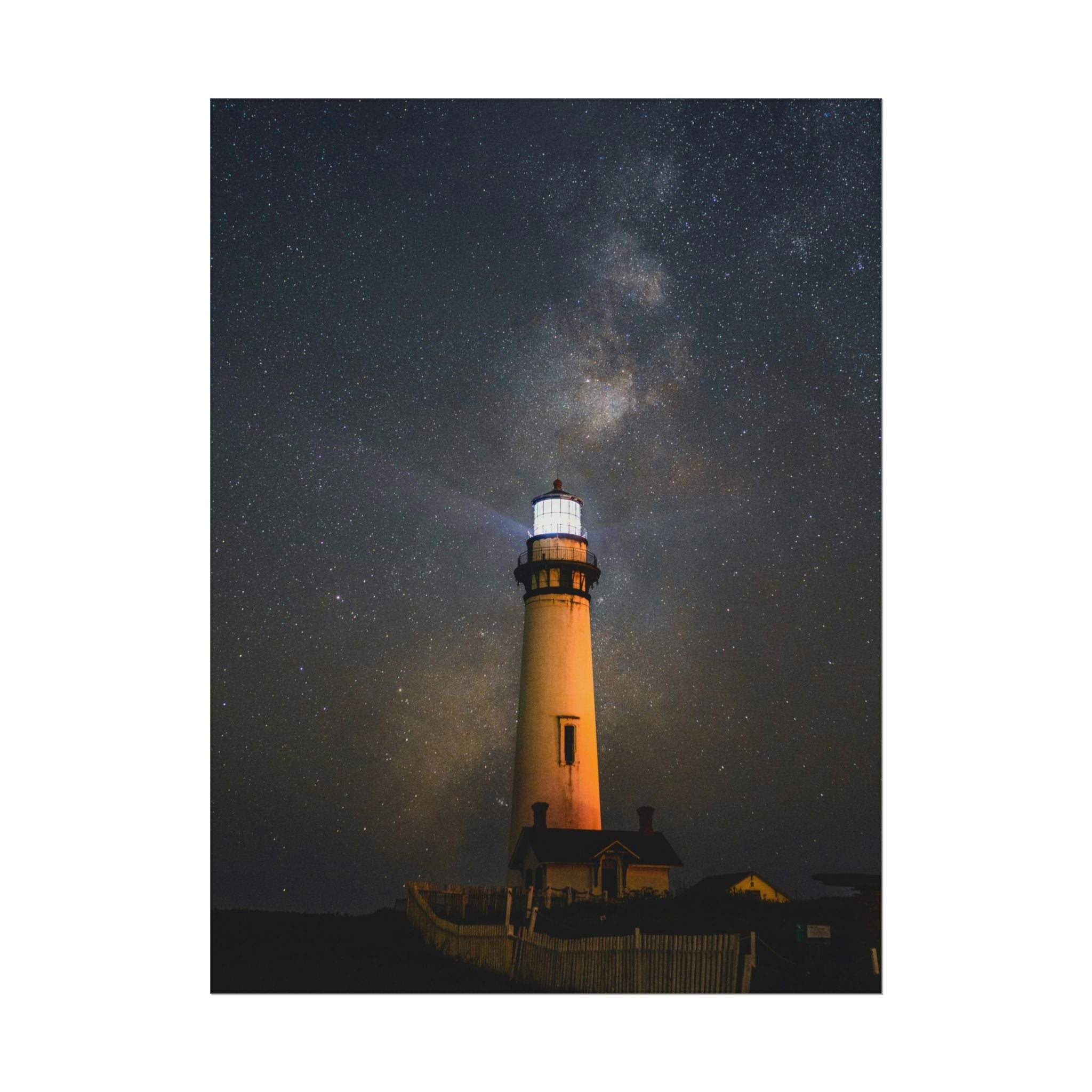 lighthouse-on-rock-poster-print-coastal-wall-art-nautical-decor-beach-house-decoration-seaside-wall