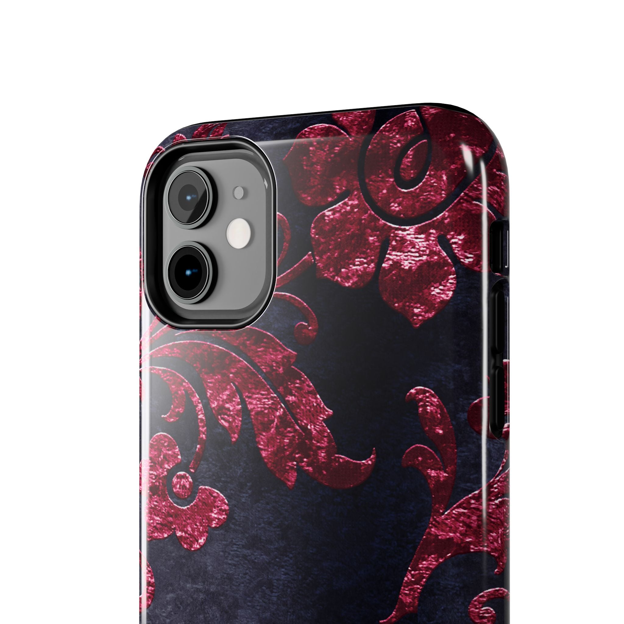 embossed-burgundy-velvet-tough-iphone-case-protective-iphone-cover-heavy-duty-iphone-case-rugged-phone-case-durable-smartphon