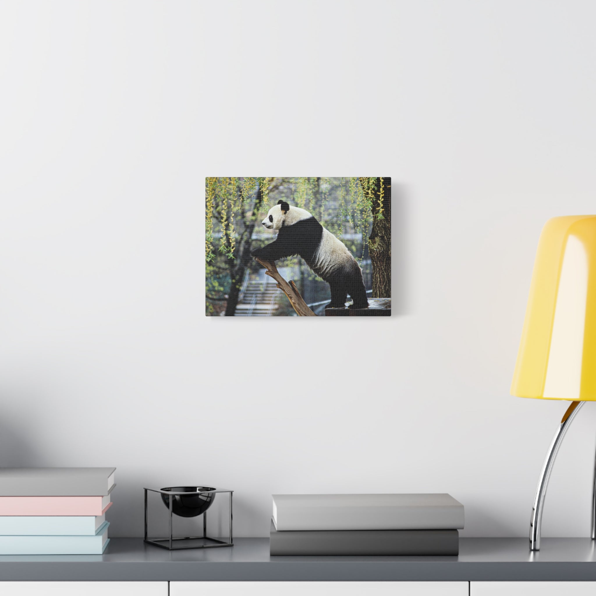 canvas-wall-art-cute-panda-wall-decor-nature-home-decor-panda-gift-panda-canvas-print-stretched-matte-canvas