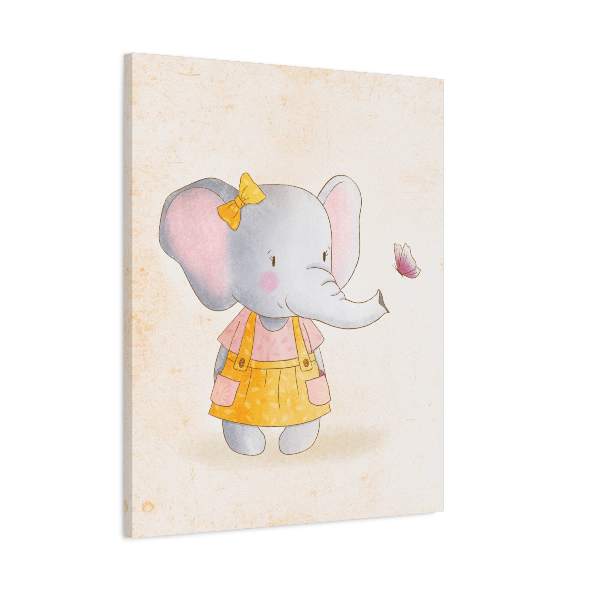 canvas-wall-art-cute-elephant-nursery-decor-baby-elephant-print-nursery-art-cute-elephant-decoration-baby-nursery-cute-animal