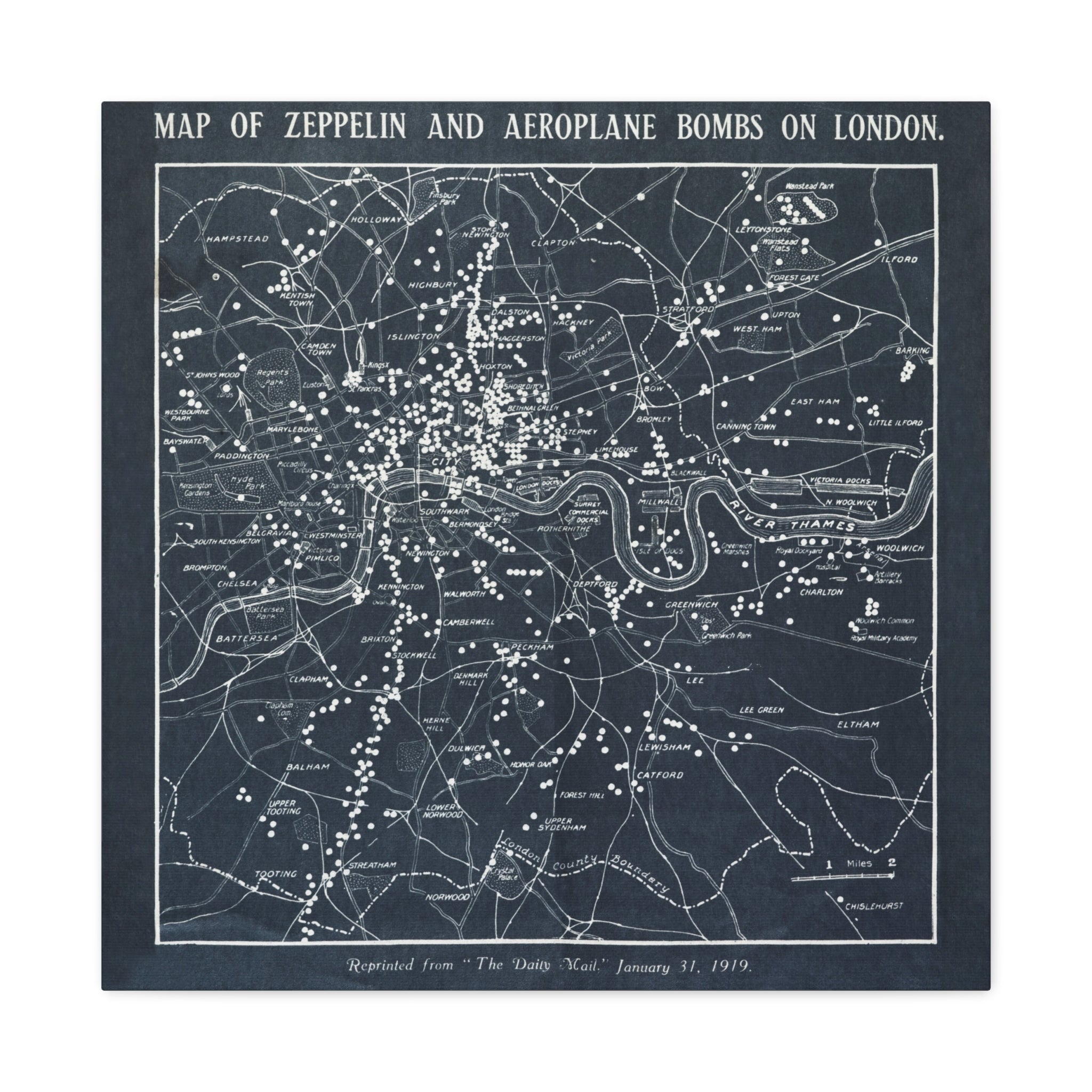 canvas-print-world-war-i-london-map-herbert-green-zeppelin-and-airplane-bombs-wall-art-decor-london-ww1