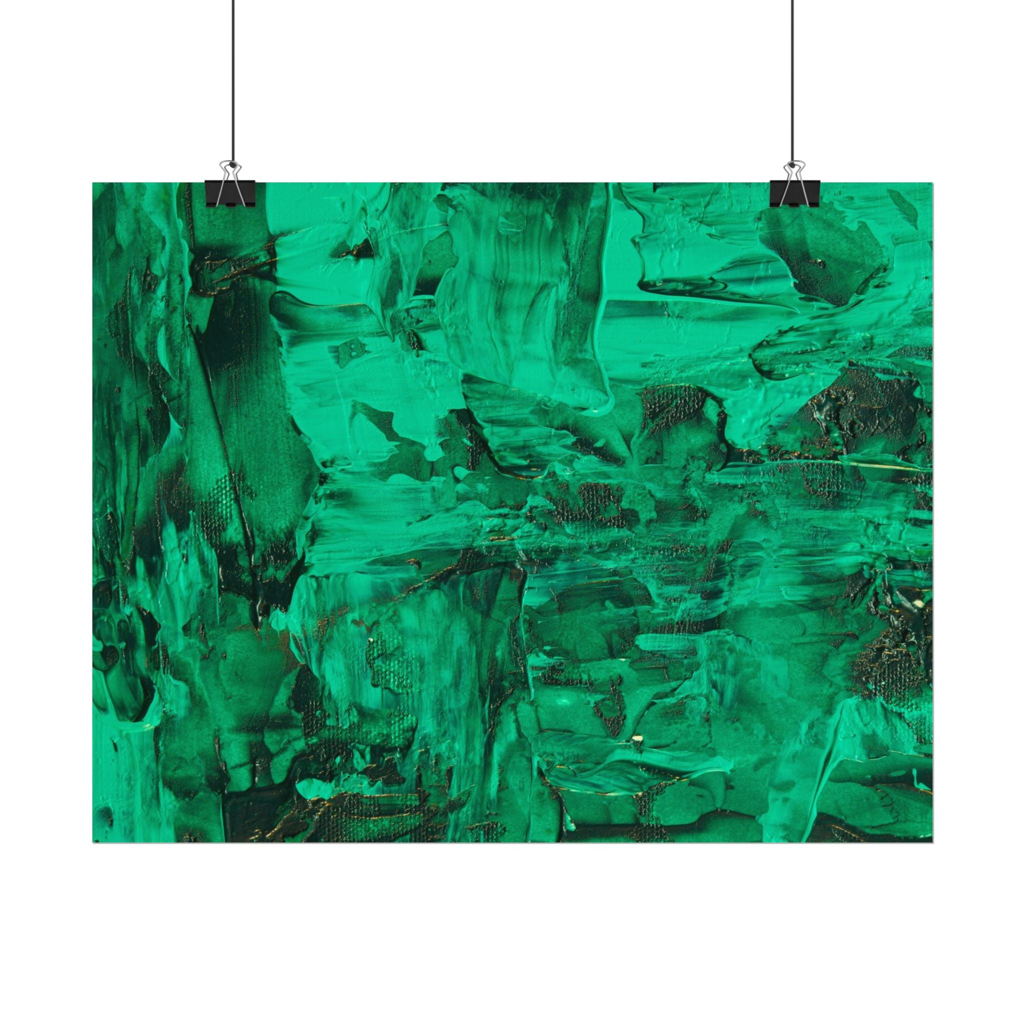 Abstract Green Poster Wall Art, Home Decor, Office Decor, Green Canvas Bedroom, Green Poster Print, Modern Art, Green Wall Decor