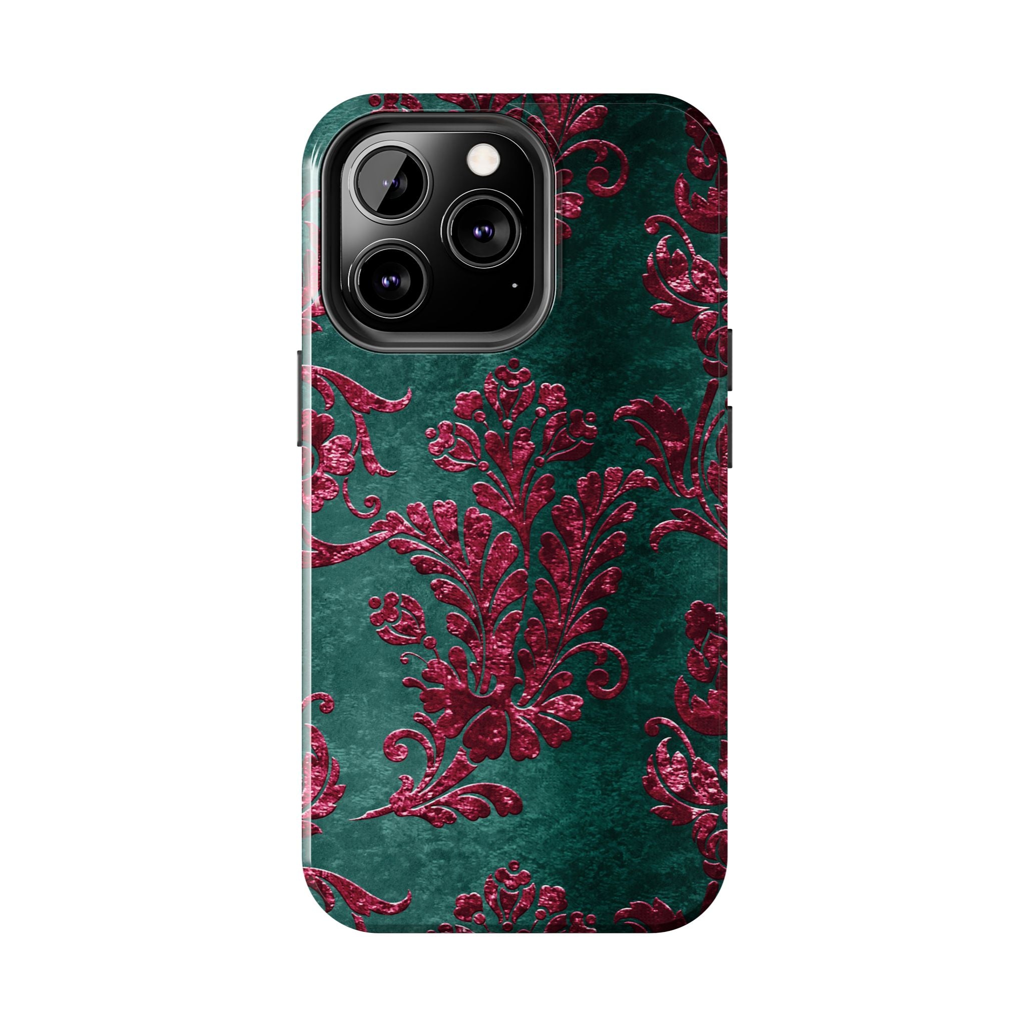embossed-burgundy-velvet-tough-iphone-case-protective-iphone-cover-heavy-duty-iphone-case-rugged-phone-case-durable-smartphon