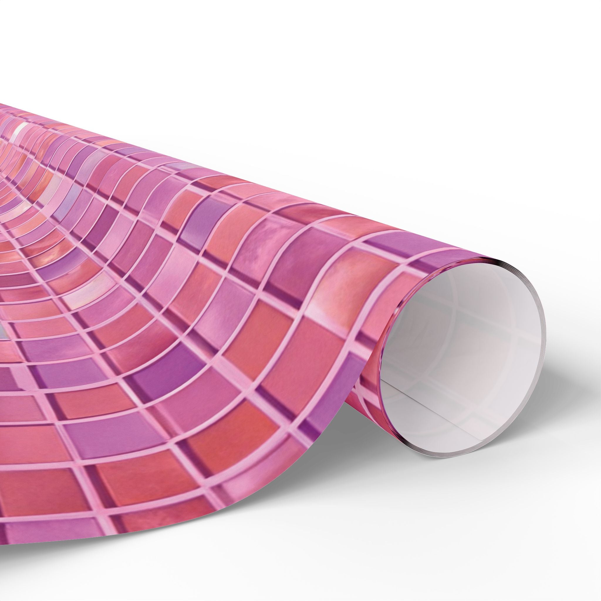 pastel-mosaic-wrapping-paper-pink-hologram-elegant-gift-wrap-for-special-occasions-birthdays-holidays-gift-wrap-wrapping-shee
