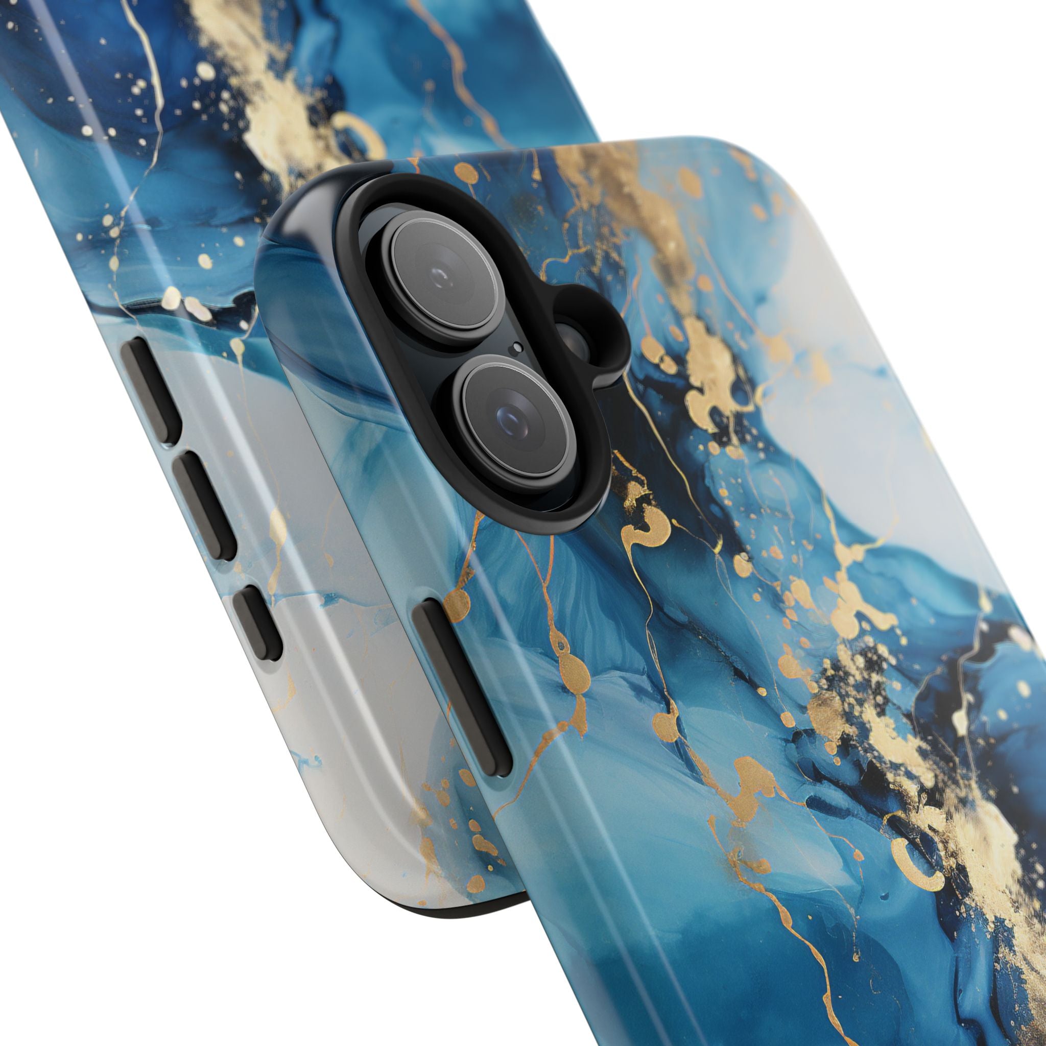 blue-gold-marble-iphone-tough-case-elegant-minimalist-protective-cover-stylish-phone-shell-hard-shell-iphone-case-trendy-acce