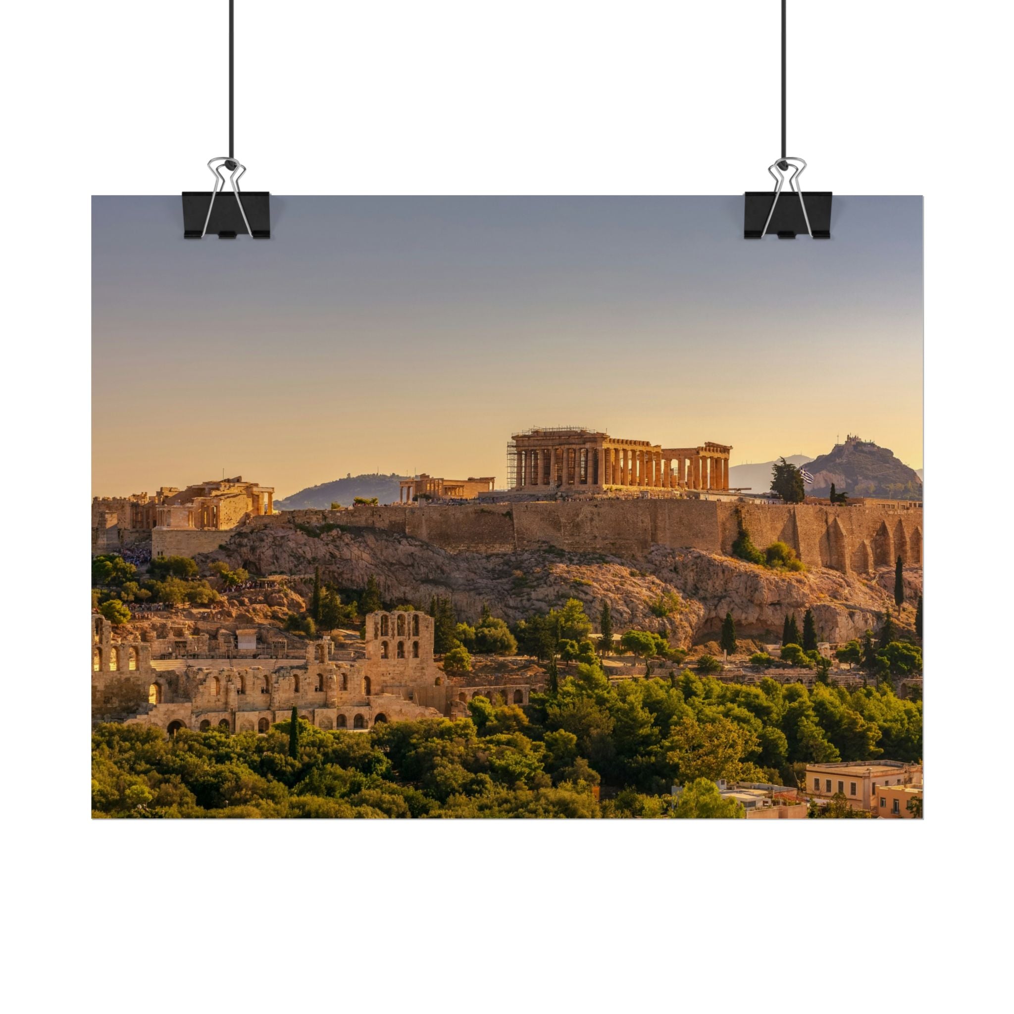 acropolis-panoramic-fine-art-poster-print-greek-wall-art-athens-greece-home-decor-travel-lover-gift-landscape