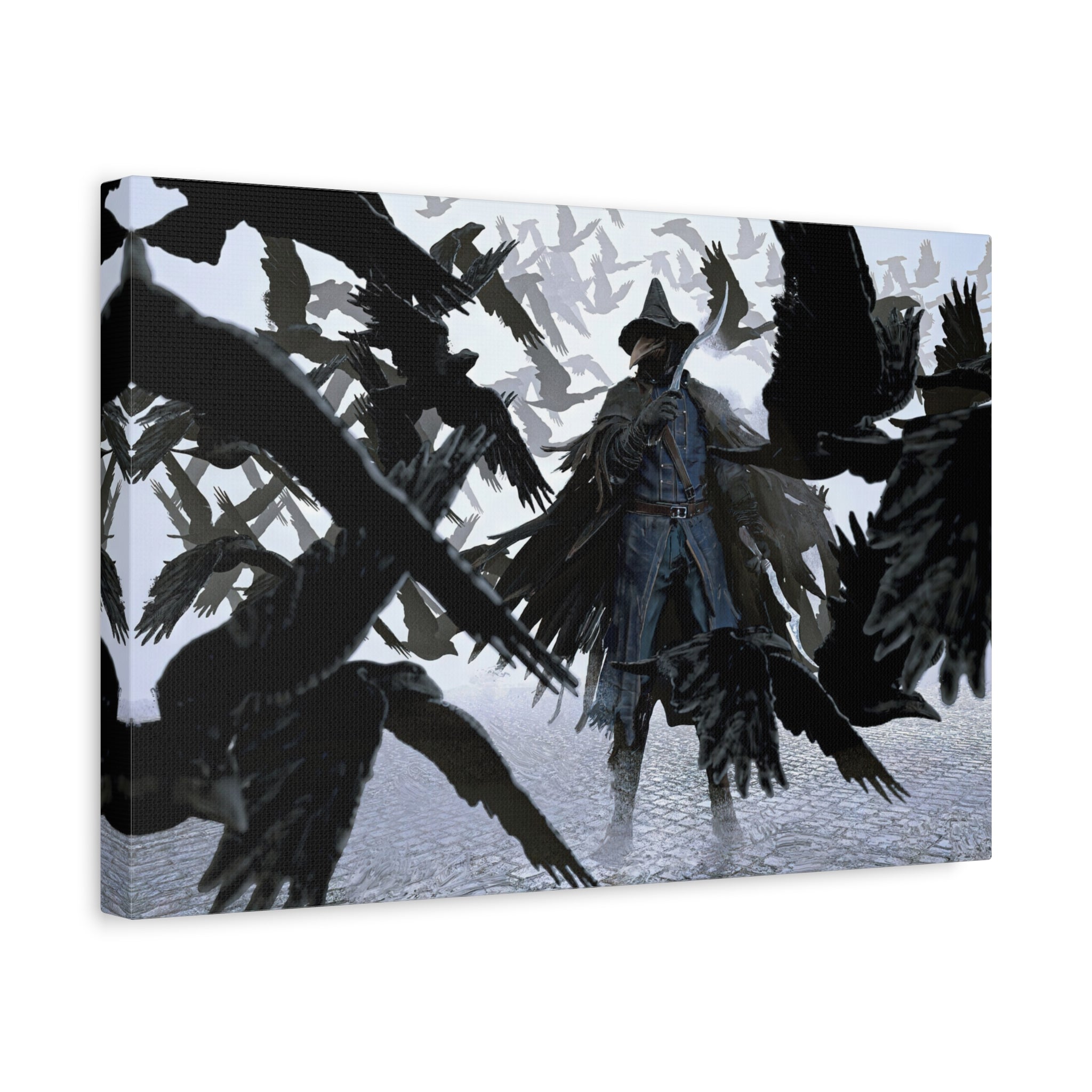 Bloodborne Eileen The Crow Canvas Wall Art, Home Wall Decor, Game Wall Art Print