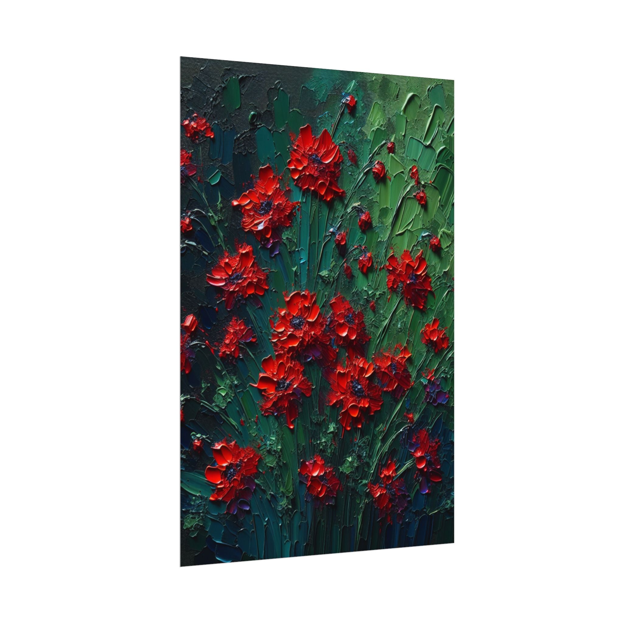 red-wildflowers-poster-print-impasto-oil-painting-look-stretched-wall-art-home-decor-floral-print-gift-for-nature-lover