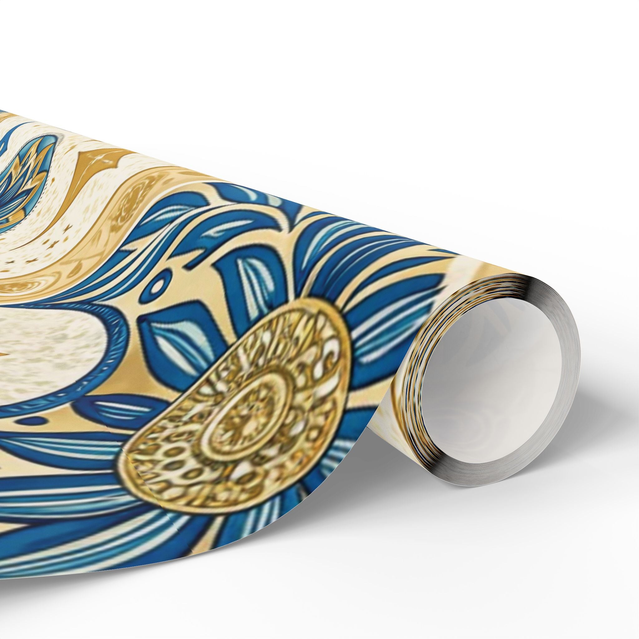 ramadan-night-wrapping-papers-islamic-crescent-moon-gift-wrap-mosque-silhouette-eid-holiday-supplies-festive-present-packagin