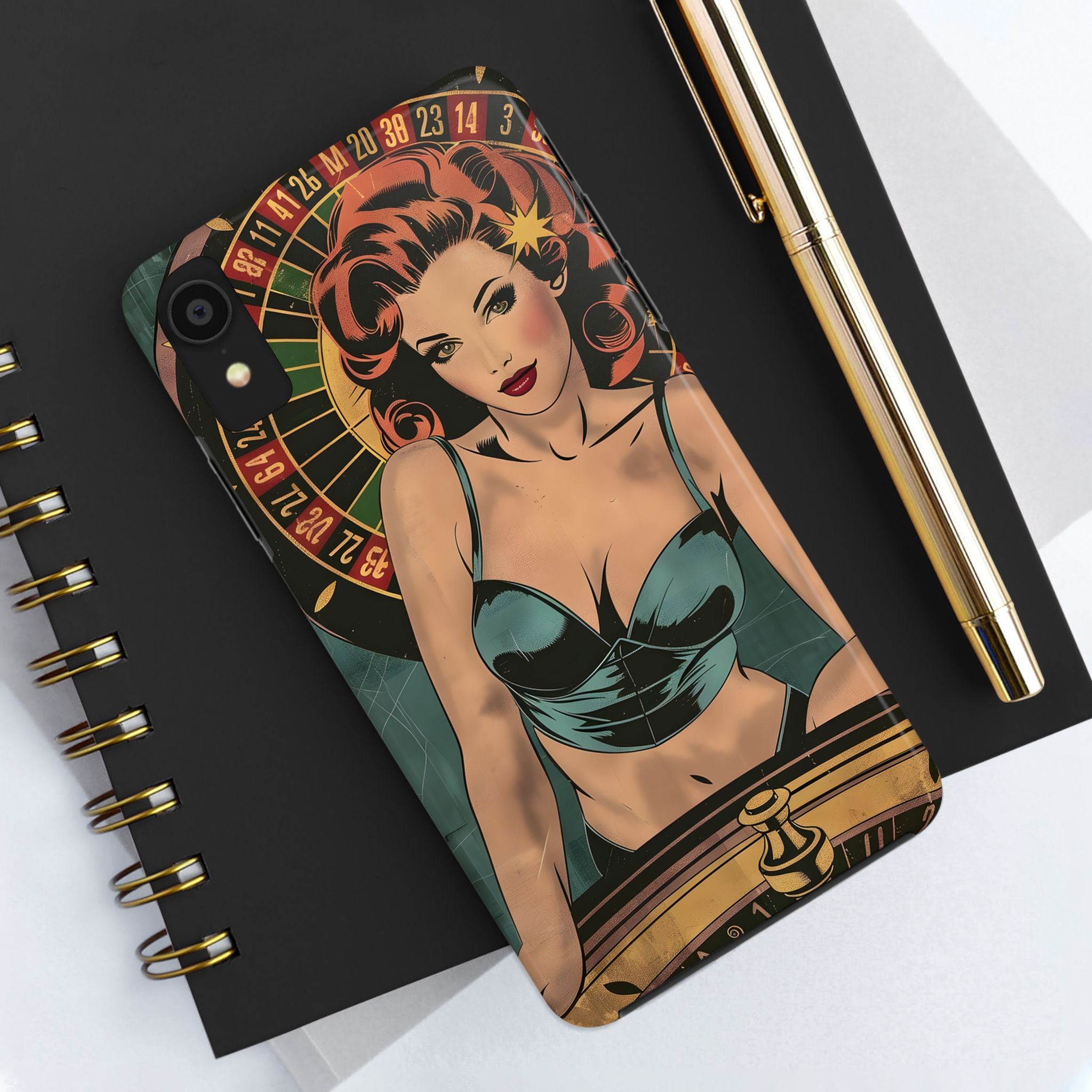 tough-iphone-cases-vintage-pin-up-girl-iphone-cover-strong-phone-protector-retro-pinup-design-protective-iphone-case