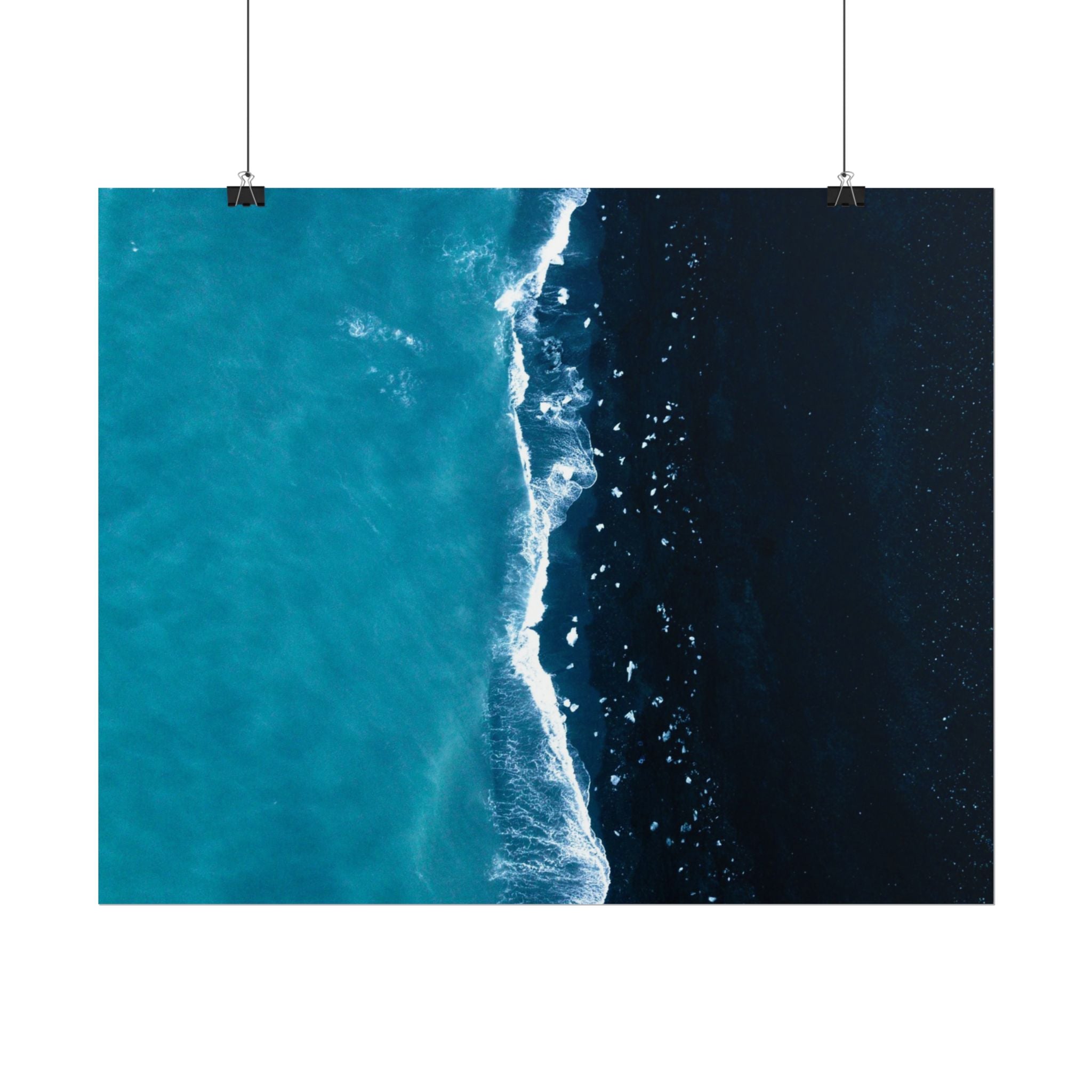 ocean-minimalist-decor-poster-print-beach-wall-art-coastal-photography-blue-ocean-print-sand-landscape-home-office-decoration