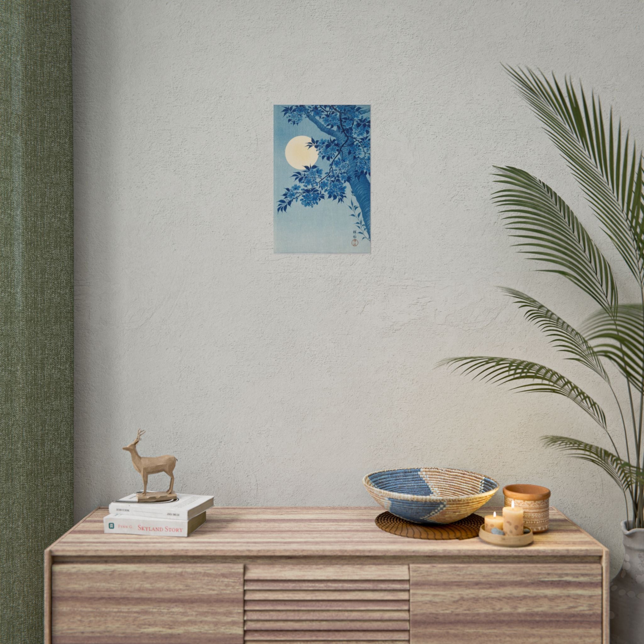 poster-print-blossoming-cherry-on-a-moonlit-night-ohara-koson-floral-home-decor-living-room-wall-art-poster-gift-japandi-post
