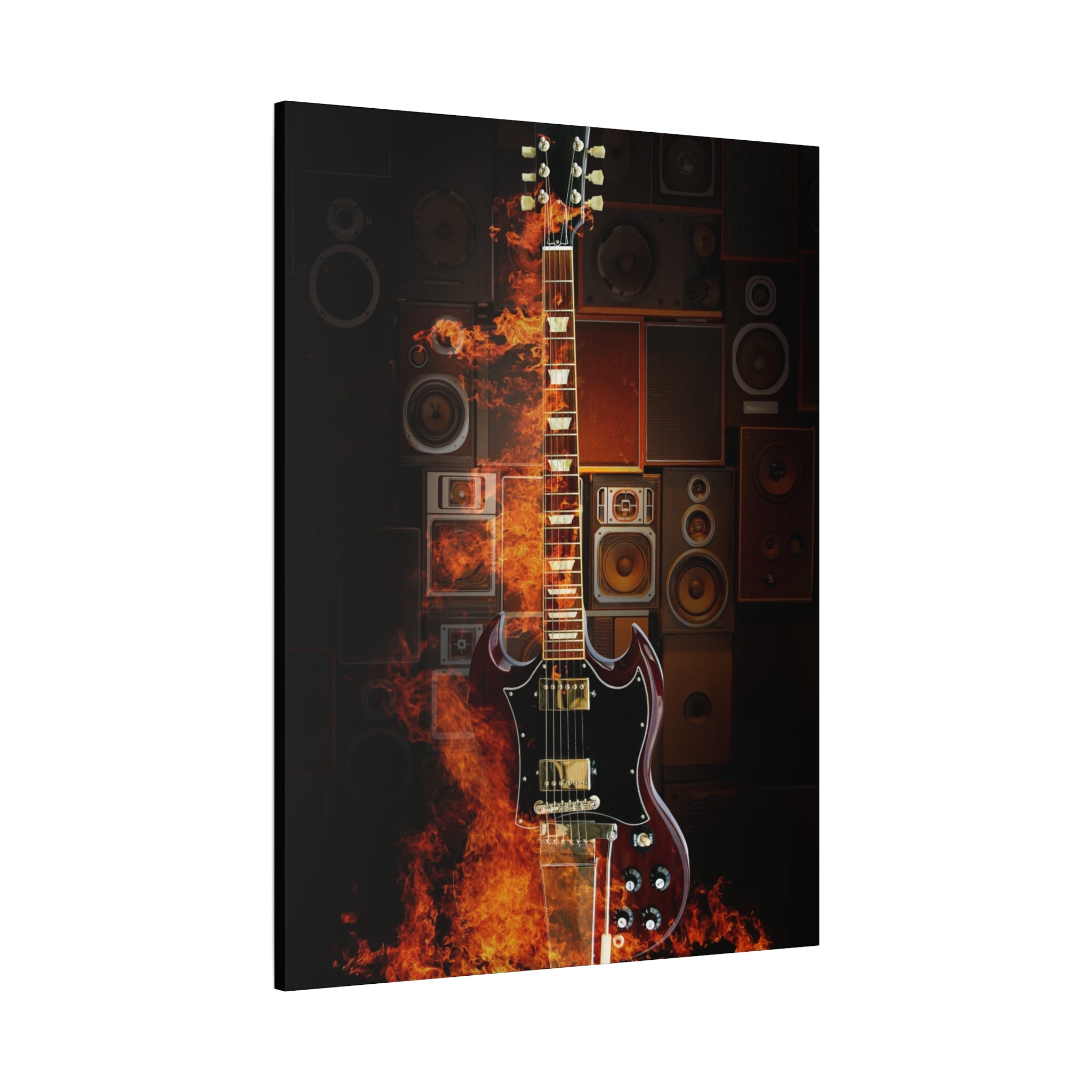 canvas-print-rock-n-roll-guitar-in-fire-home-wall-decor-music-art-gift-matte-stretched-wall-art-musicians-gift-guitarist-deco