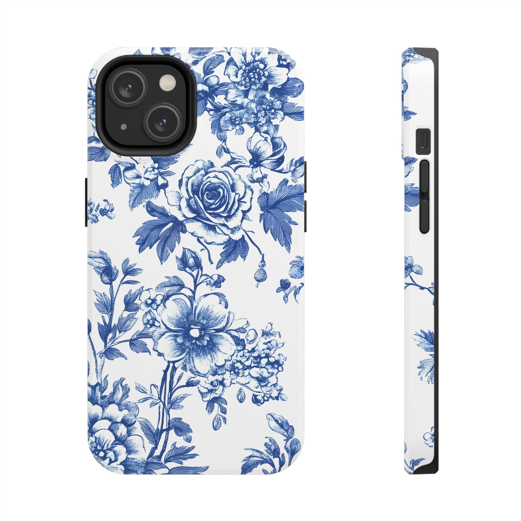 french-toile-floral-tough-iphone-case-blue-iphone-cover-protective-iphone-case-hard-shell-iphone-case-vintage-design-phone-ca