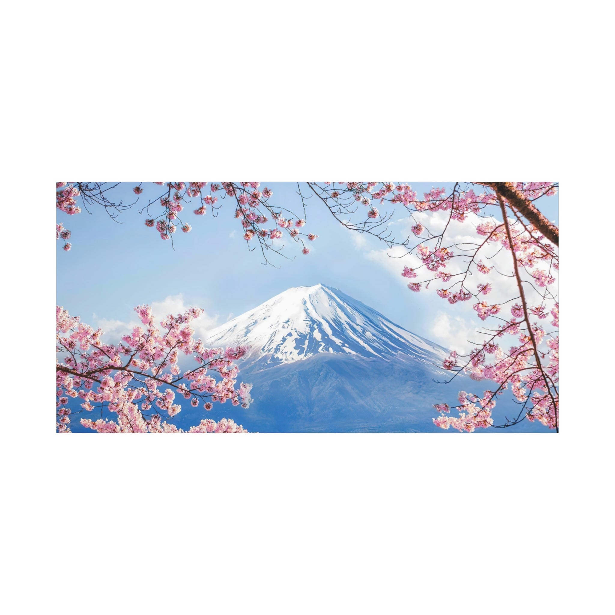 canvas-print-mount-fuji-cherry-blossom-wall-art-scenery-winter-sakura-flower-decor-stretched-matte-japanese-landscape-home-de