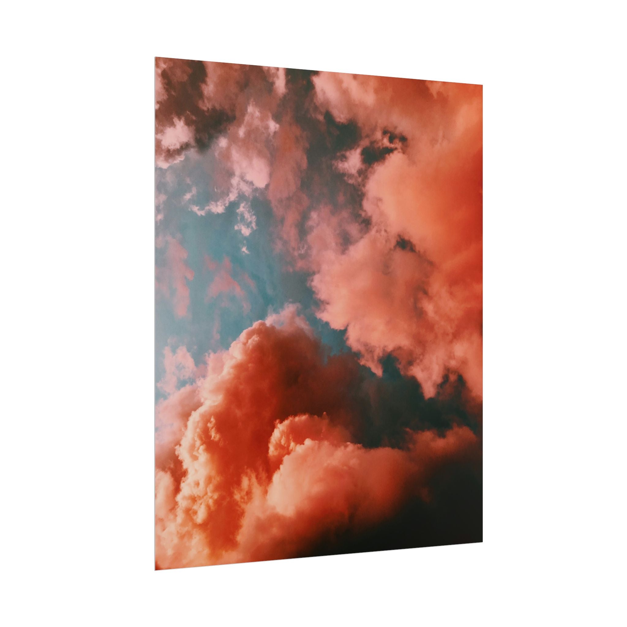 pinkish-cloud-sunset-poster-print-pink-wall-art-sunset-artwork-home-wall-decor-room-decoration-wall-hanging