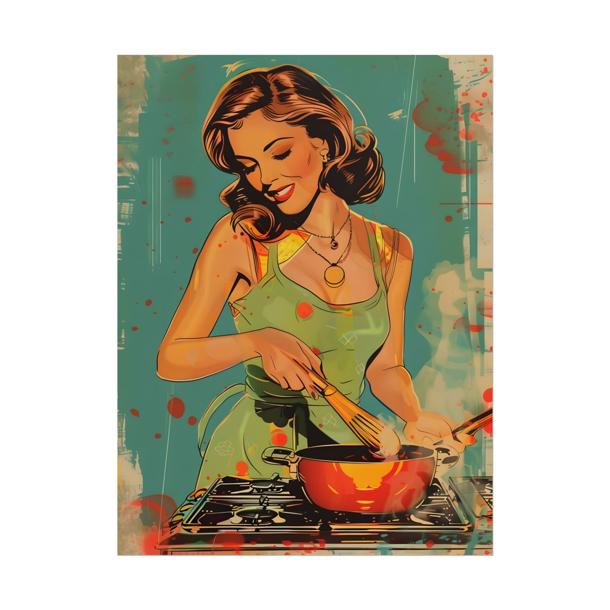 vintage-pin-up-girl-poster-print-vintage-Poster-wall-art-housewife-retro-pinup-poster-pin-up-illustration-home-decor-wall-han