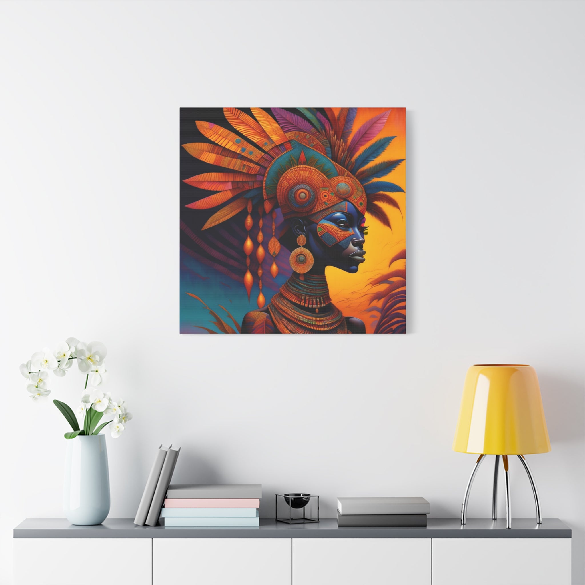 canvas-wall-art-traditional-african-woman-african-portrait-afrocentric-home-decor-tribal-art-african-american-art-ethnic-wall