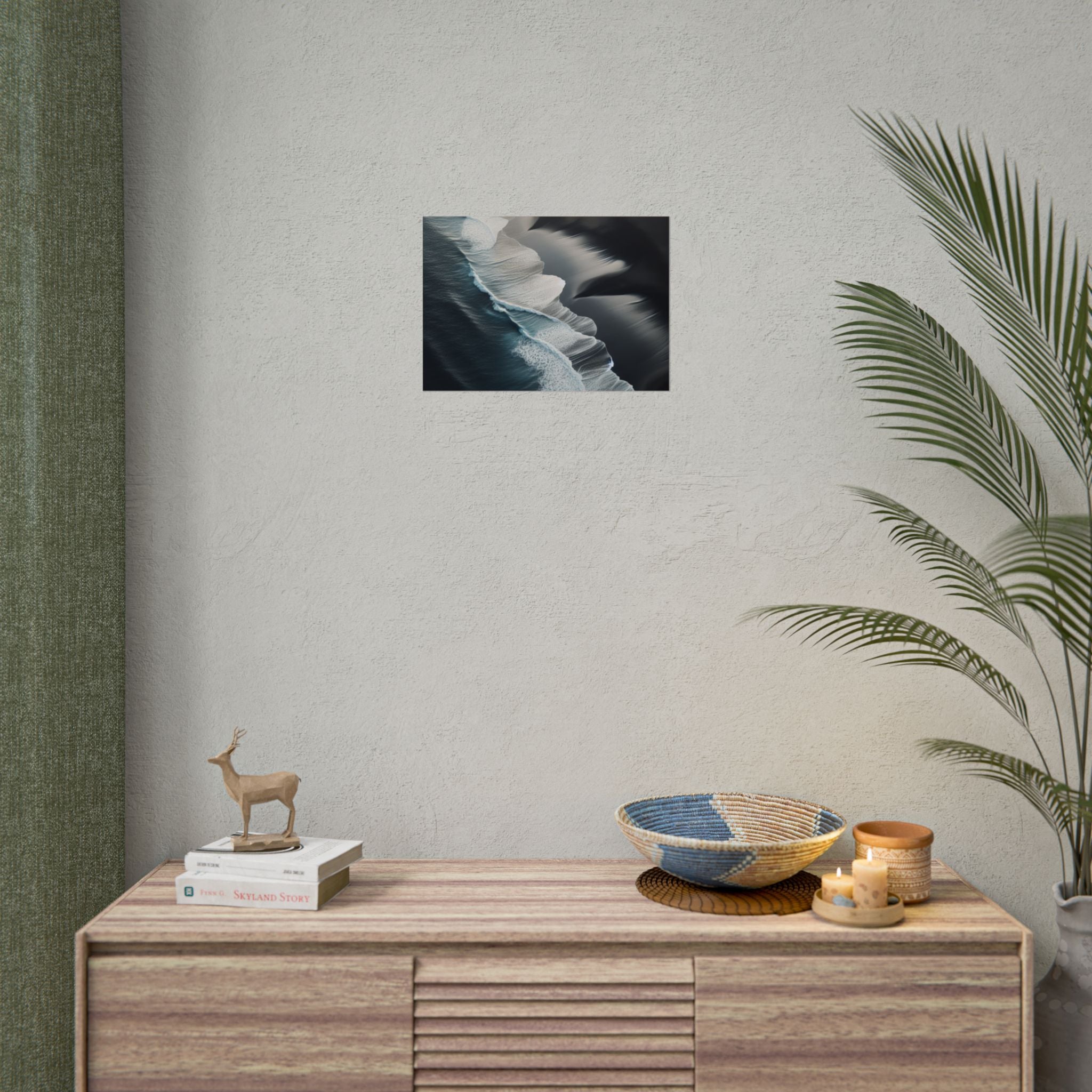 beach-wall-art-ocean-minimalist-poster-print-coastal-photography-ocean-print-sand-landscape-home-office-decoration