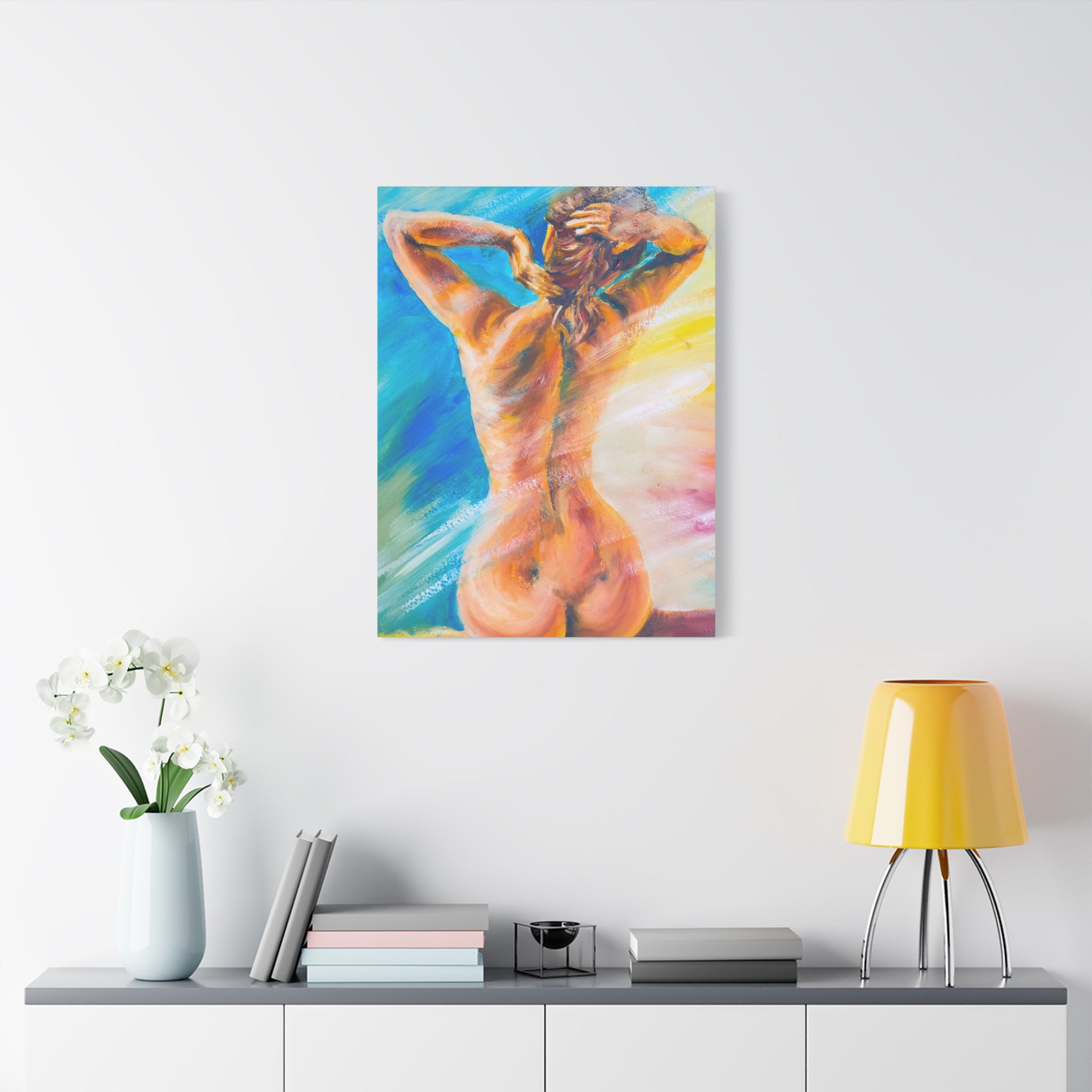 canvas-print-violin-naked-woman-body-oil-effect-wall-decor-matte-stretched-art-musician-gift-bedroom-decoration-living-room-a
