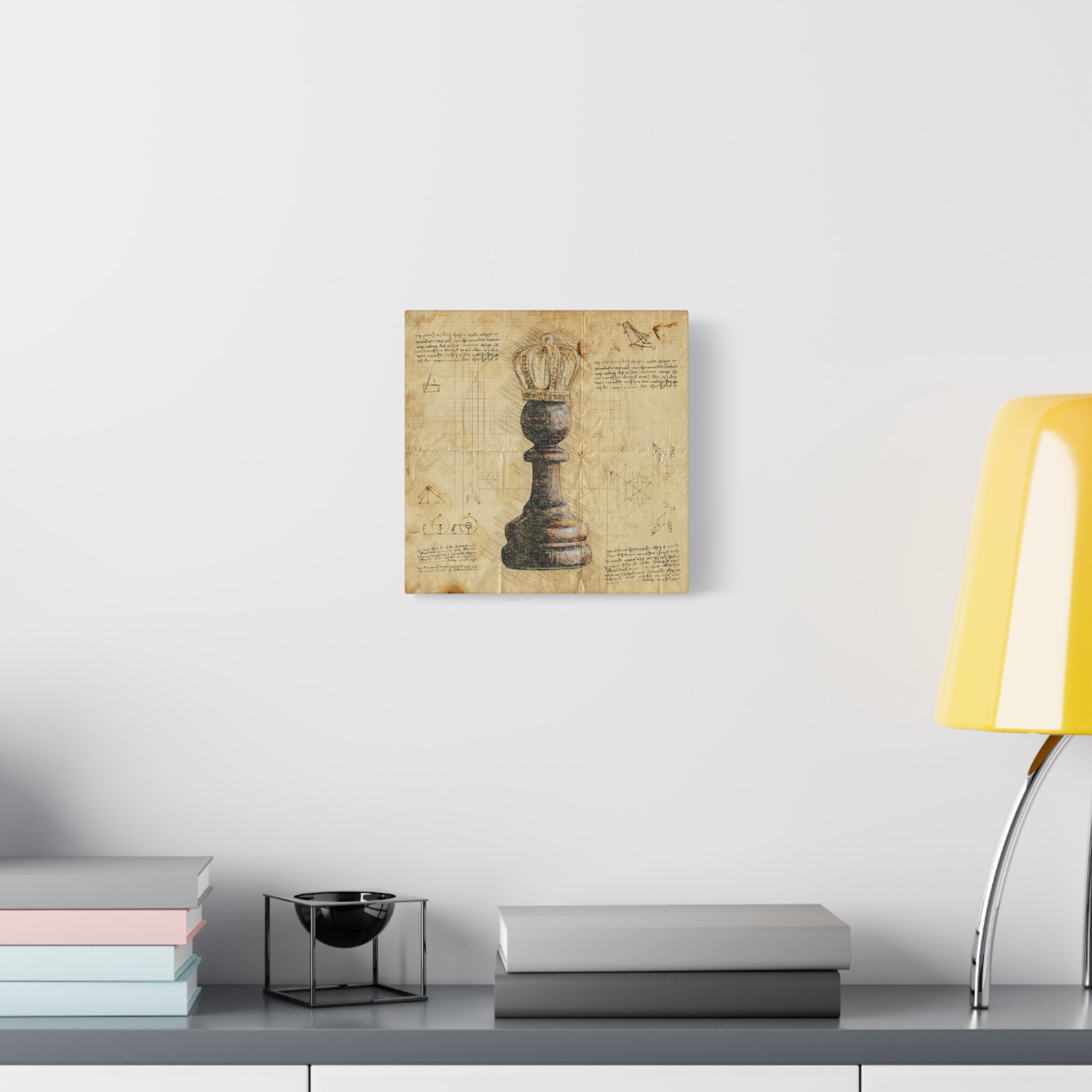 canvas-print-chess-piece-pawn-king-retro-chess-art-home-office-wall-decor-living-room-decor-stretched-matte-canvas-gift-for-c