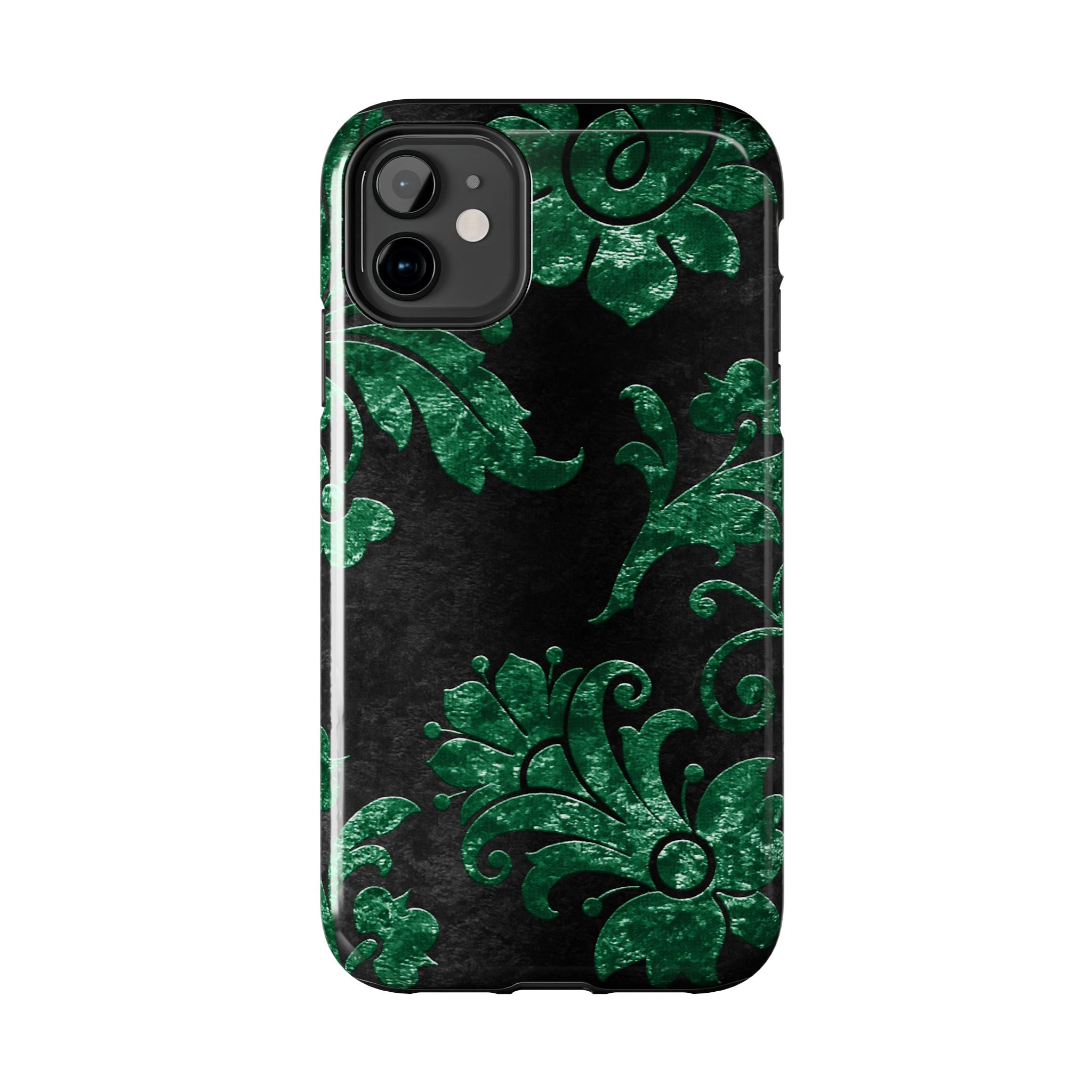 embossed-emerald-velvet-tough-iphone-case-protective-iphone-cover-heavy-duty-iphone-case-rugged-phone-case-durable-smartphone