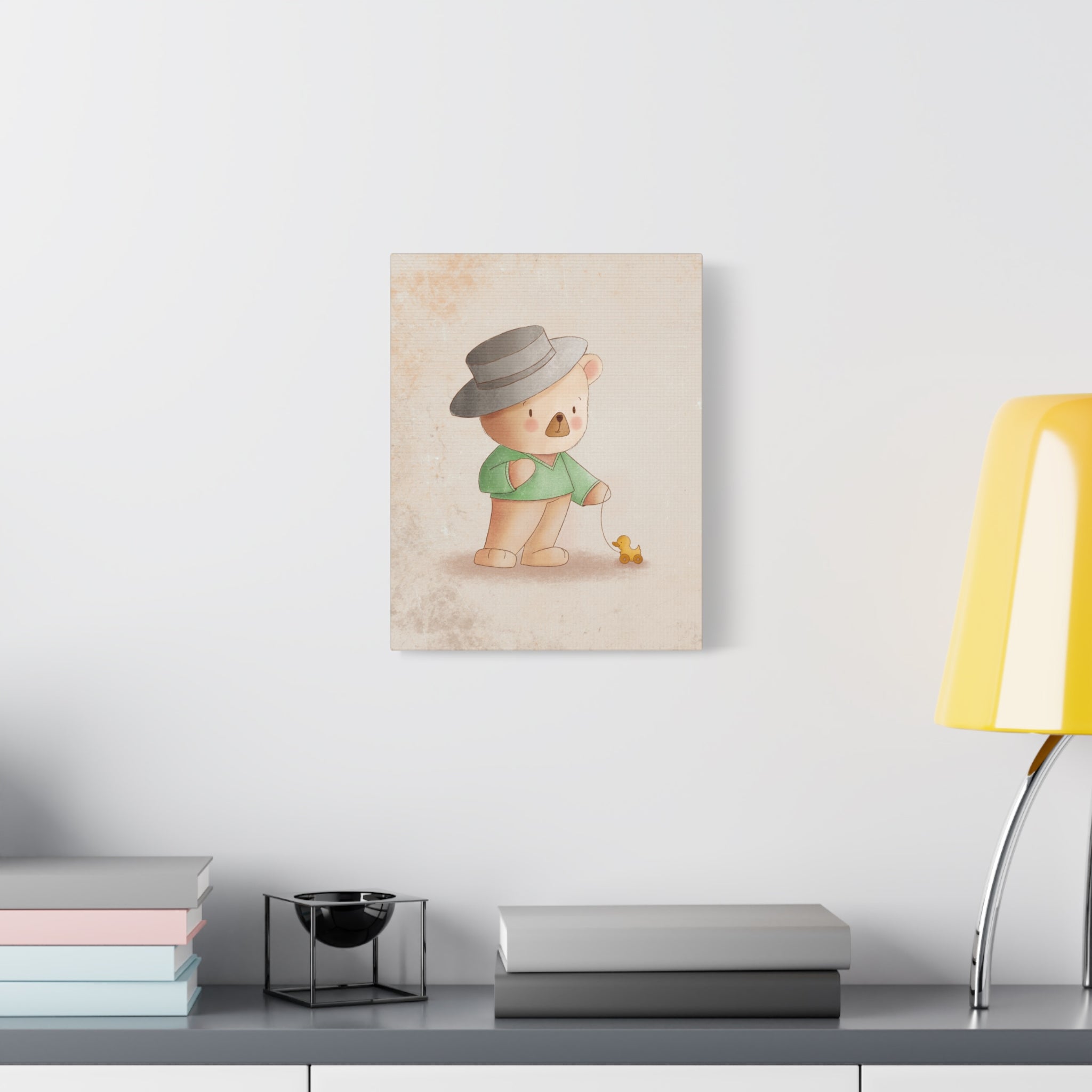 canvas-wall-art-cute-bear-nursery-decor-baby-bear-print-stretched-canvas-nursery-art-cute-bear-decoration-baby-nursery-cute-a