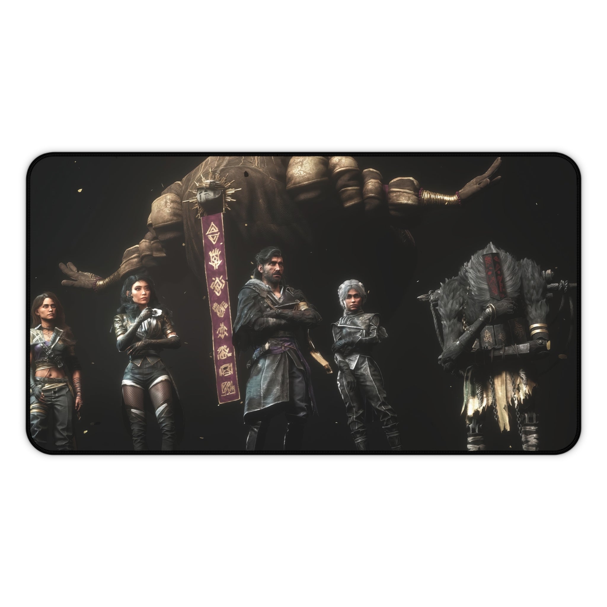 Clair Obscur Expedition 33 Characters Gaming Mouse Pad - XL Desk Mat - Gustave Art - Extended Desk Pad - Fantasy RPG Gamer Setup