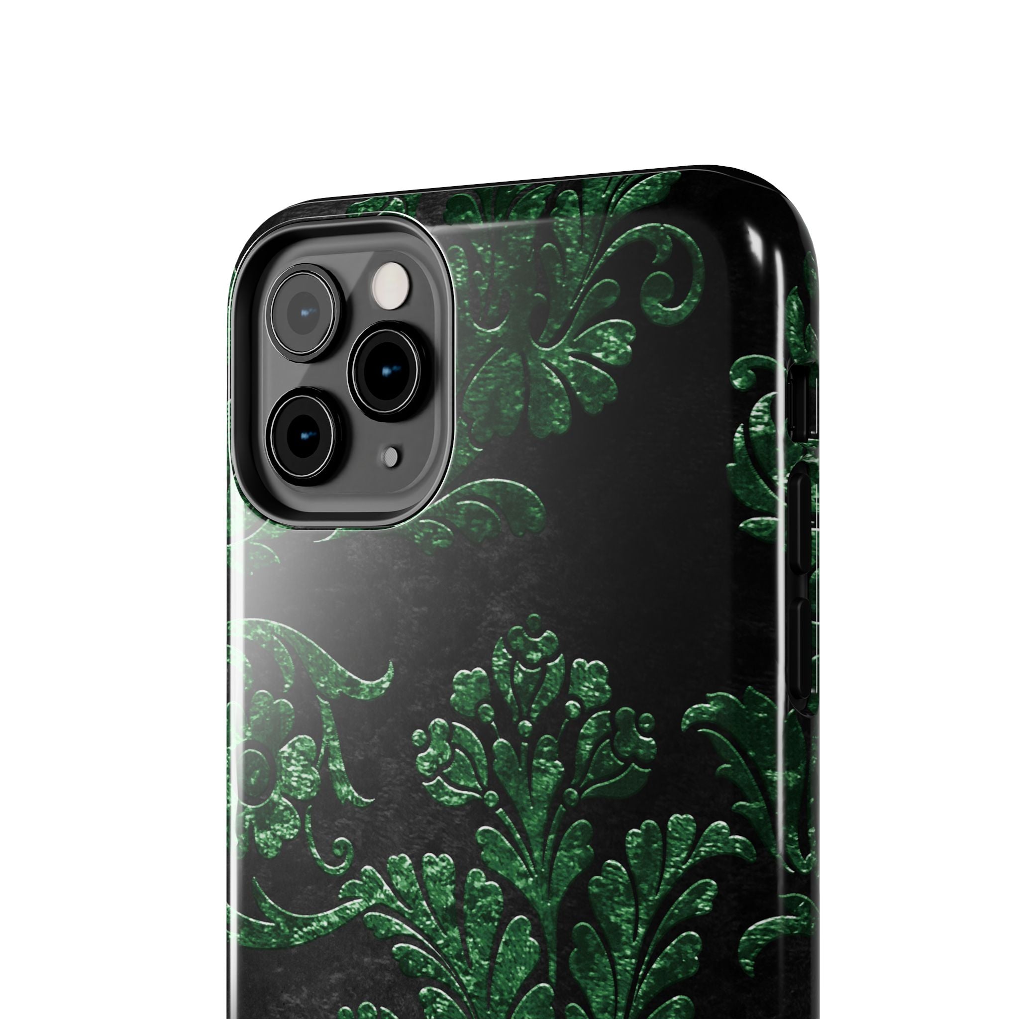 embossed-emerald-velvet-tough-iphone-case-protective-iphone-cover-heavy-duty-iphone-case-rugged-phone-case-durable-smartphone