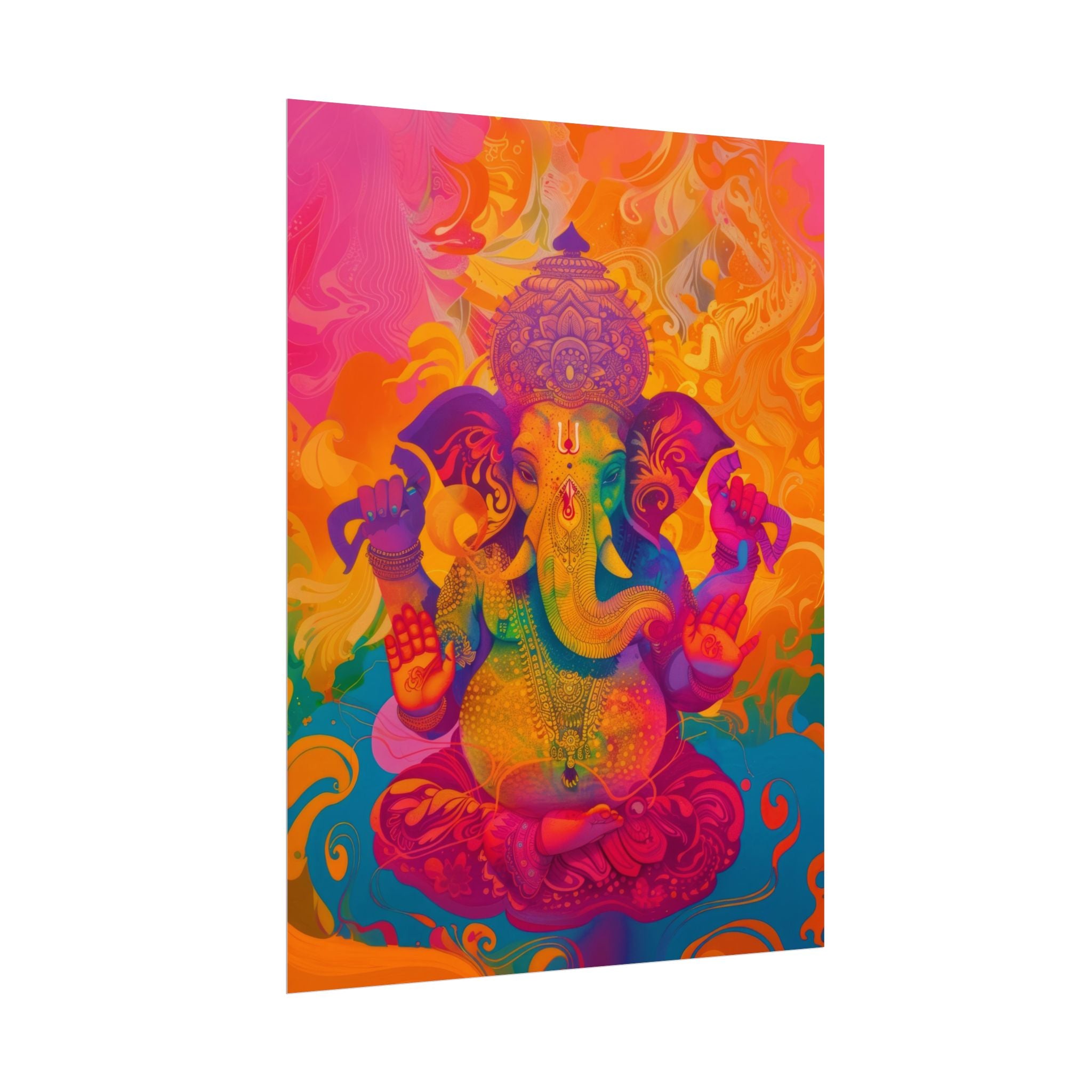 colorful-ganesha-poster-print-wall-art-decor-spiritual-home-decor-lord-ganesha-art-hindu-god-wall-decor-ethnic-wall-hanging