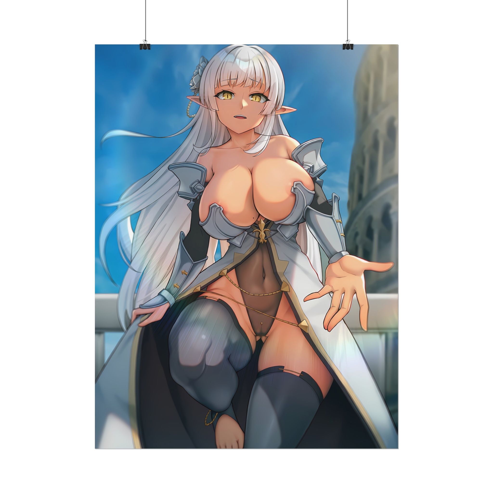 anime-elf-girl-rolled-posters-fantasy-art-print-wall-decor-poster-artwork-bedroom-decoration-gift-for-anime-lovers-anime-post