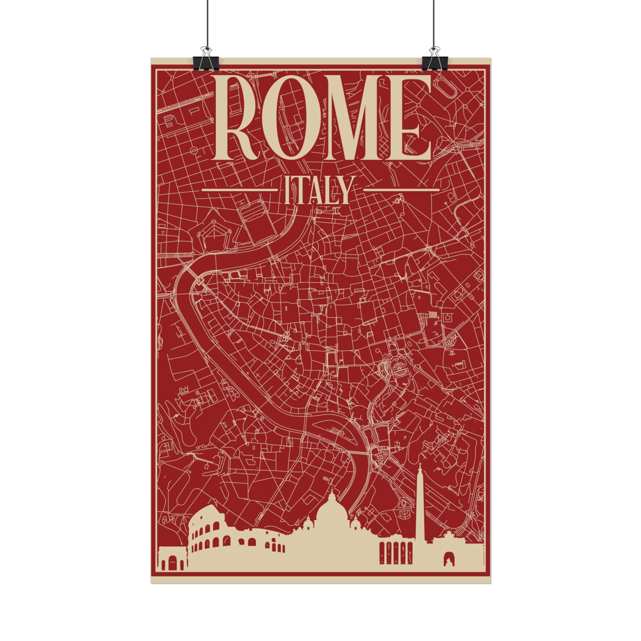 rome-italy-travel-poster-rolled-posters-for-home-decor-wall-art-print-italian-cityscape-wall-hanging