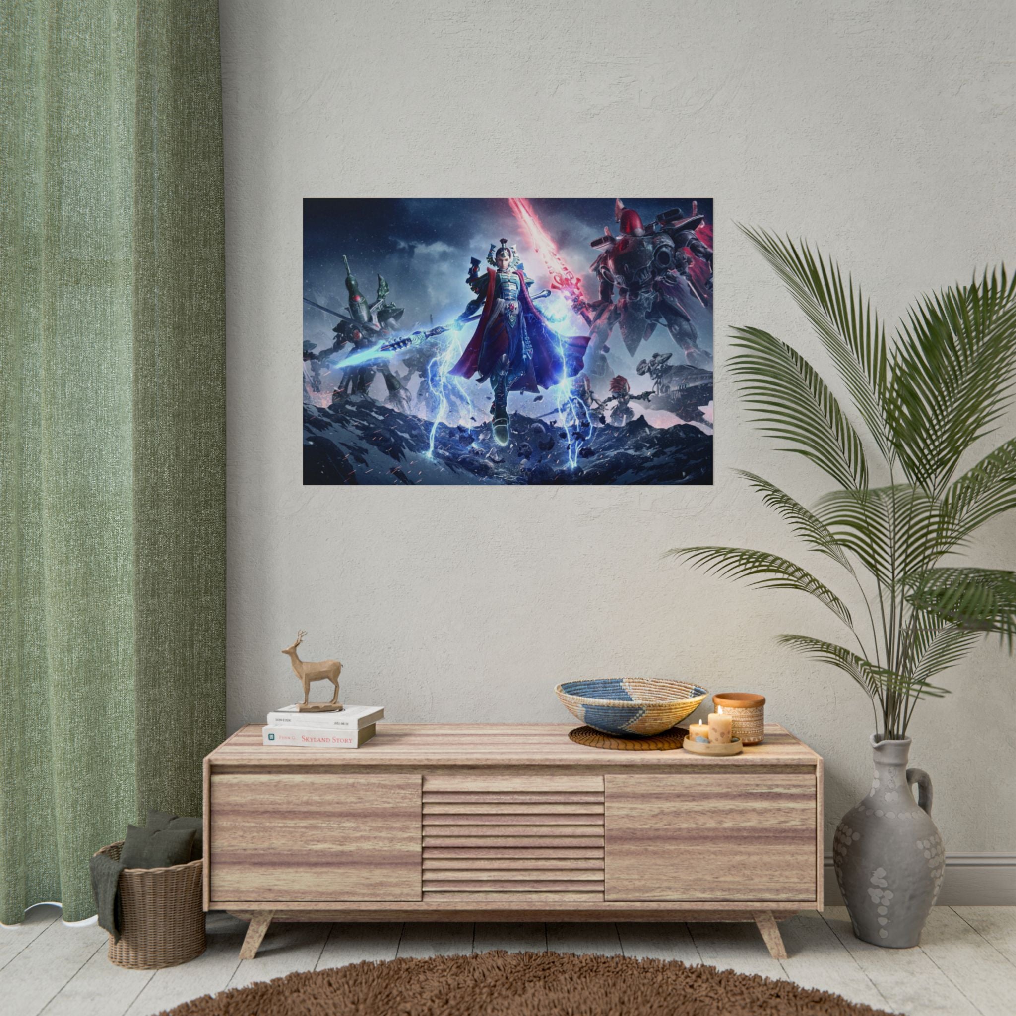 Warhammer 40K Dawn of War Poster Print — Rolled Wall Art for Gamers & Collectors, Space Marine Wall Art, Gaming Room Decor