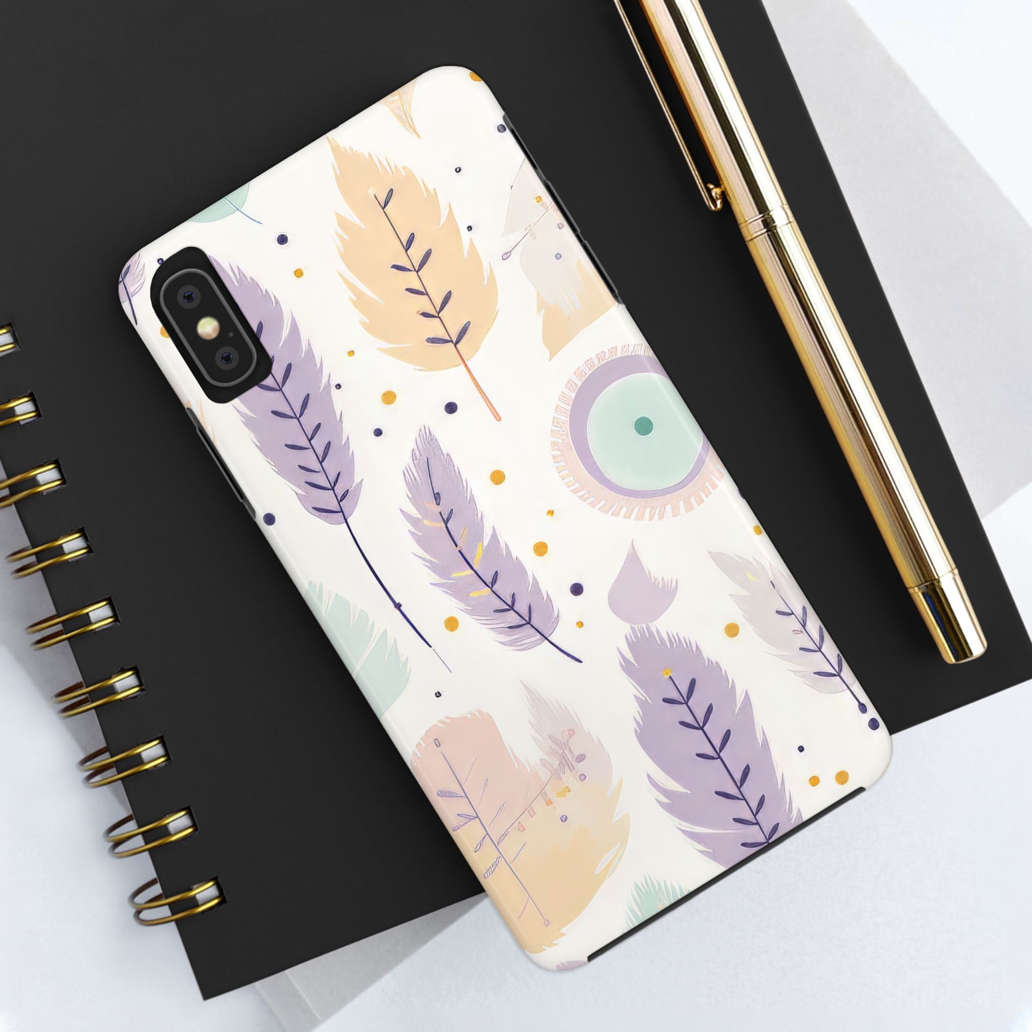 boho-pastel-iphone-tough-case-protective-phone-cover-artistic-phone-case-stylish-tech-accessory-unique-gift-phone-case-for-ar
