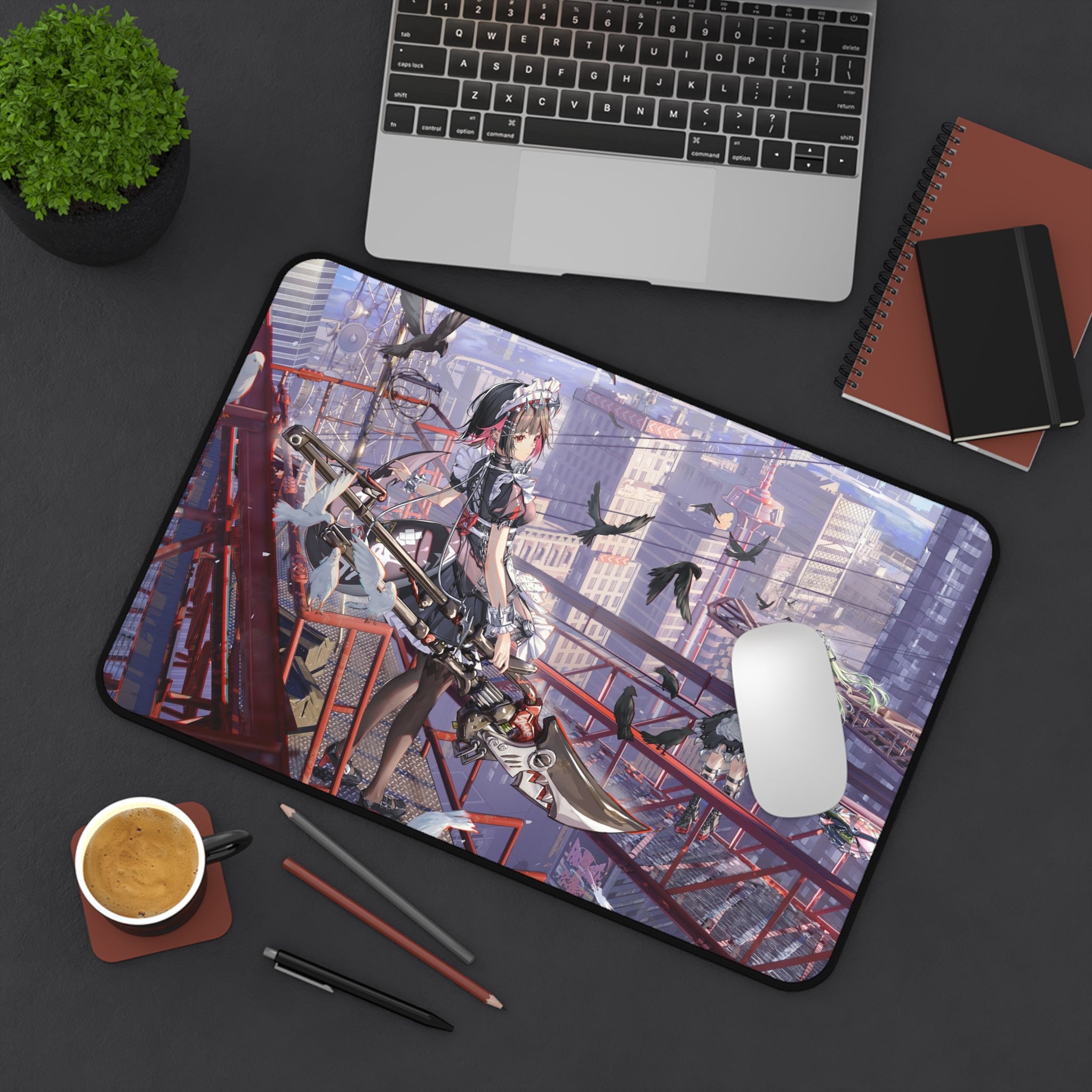 Zenless Zone Zero Ellen Joe Gaming Mouse Pad - ZZZ Desk Mat - New Eridu Anime Desk pad - XL Waifu Ga
