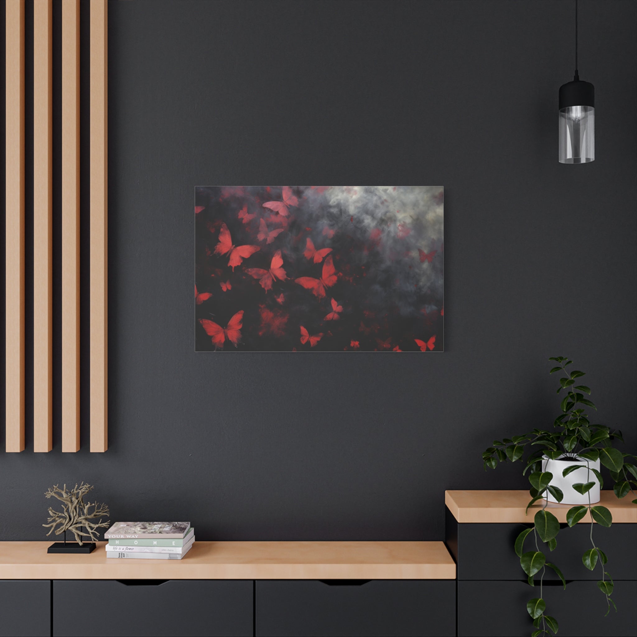 canvas-print-red-butterfly-brush-strokes-elegant-living-room-decor-housewarming-gift-canvas-wall-art-abstract-paintings