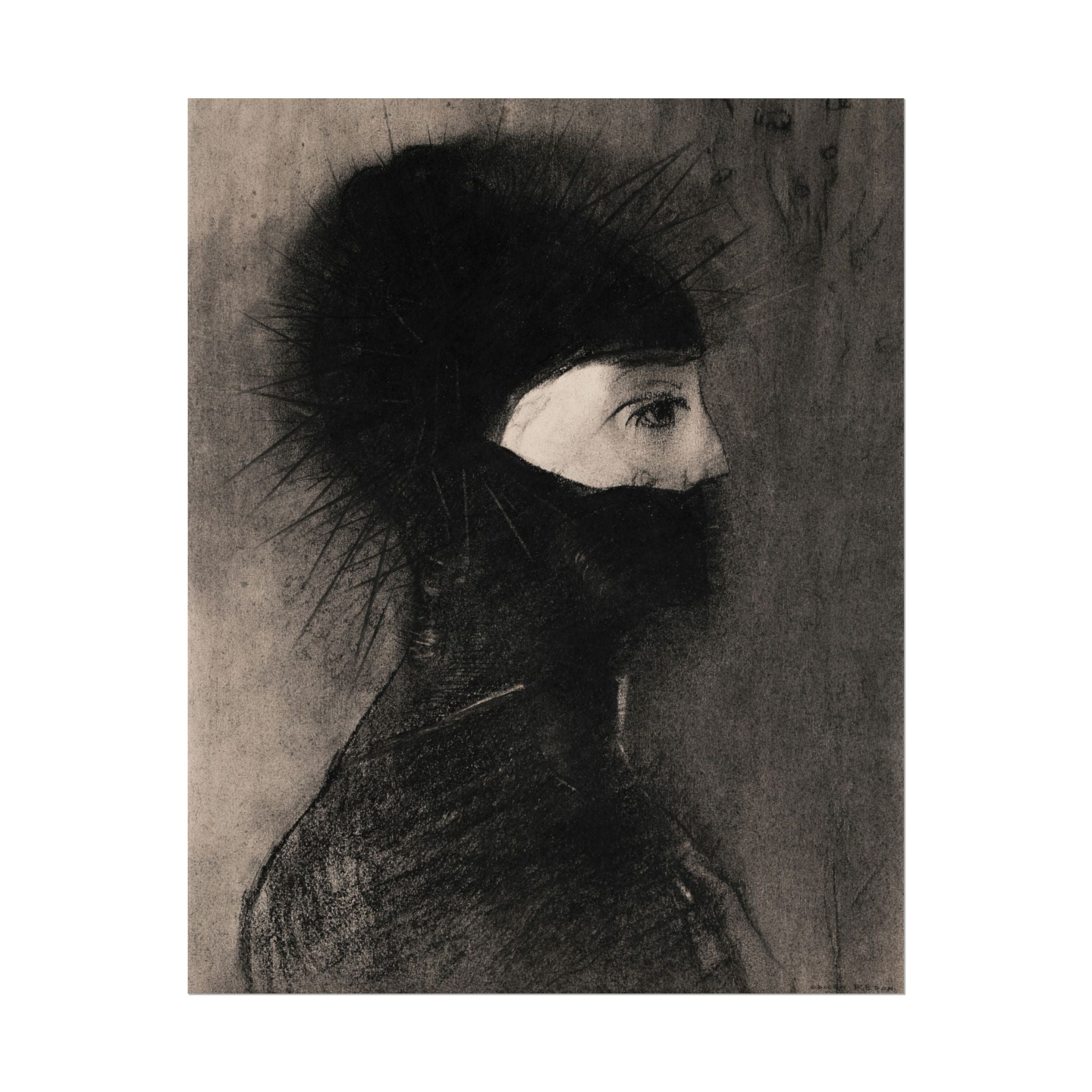 armor-by-odilon-redon-poster-print-vintage-woman-illustration-post-impressionism-art-wall-decor