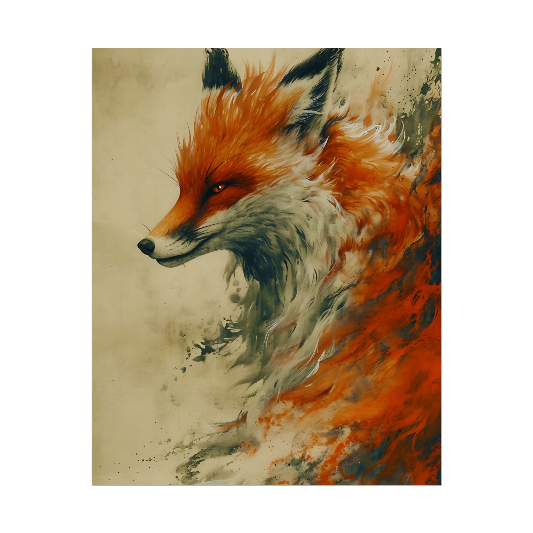 fantasy-red-fox-poster-print-rolled-posters-wall-art-animal-lover-gift-unique-home-decor-wildlife-art-print-fox-lover-birthda