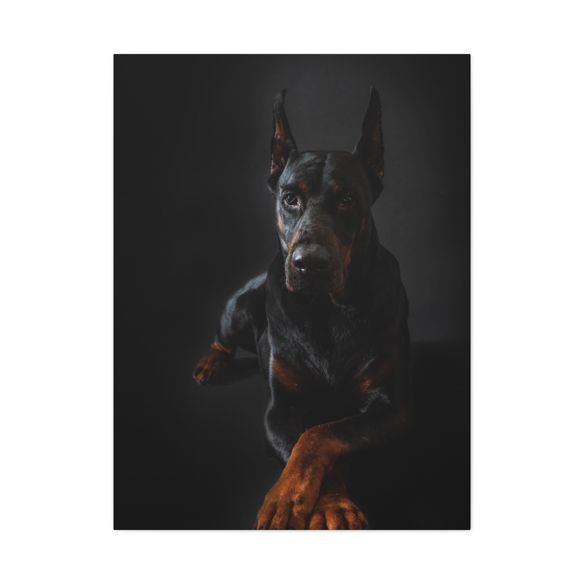 canvas-print-doberman-dog-wall-art-home-decor-office-decor-stretched-matte-canvas-1-25-gift-for-dog-lovers-animal-artwork-pet
