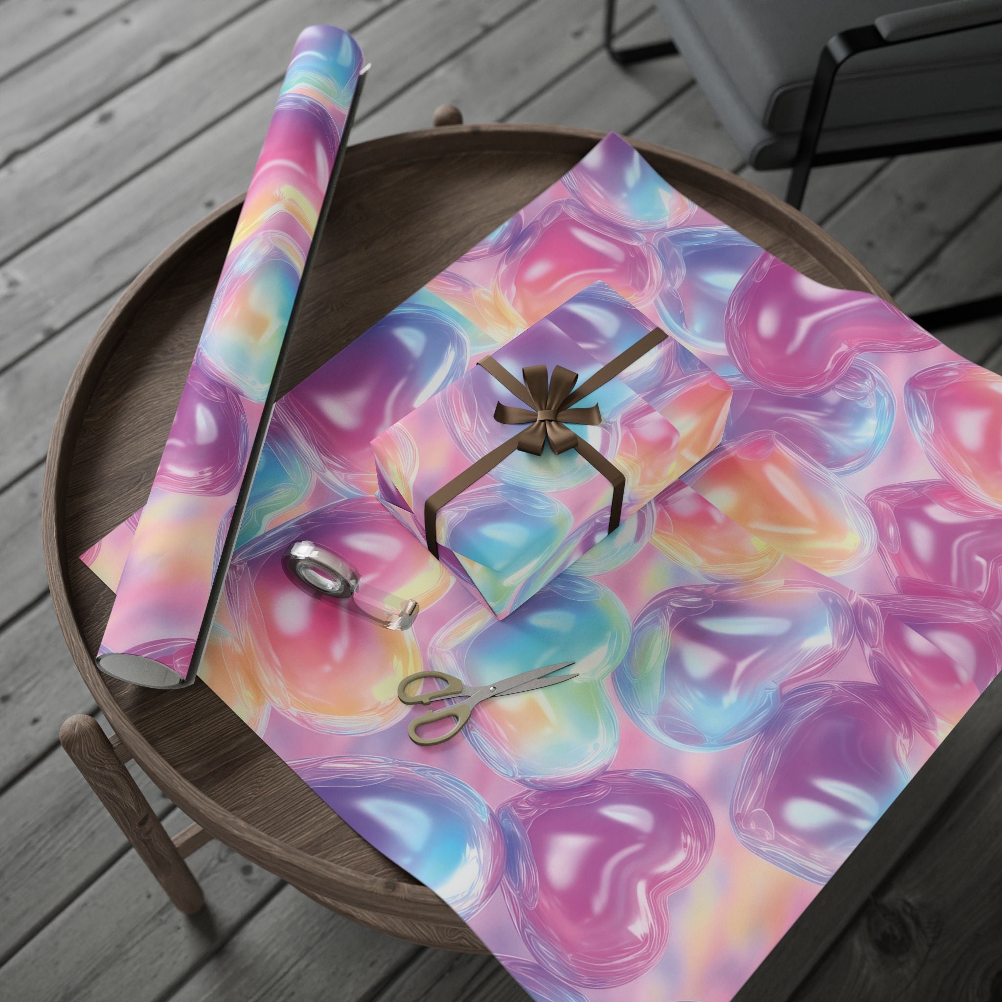 heart-gift-wrapping-papers-pink-glittery-gift-wrap-roll-for-birthdays-weddings-christmas-party-supplies-crafting-diy-projects