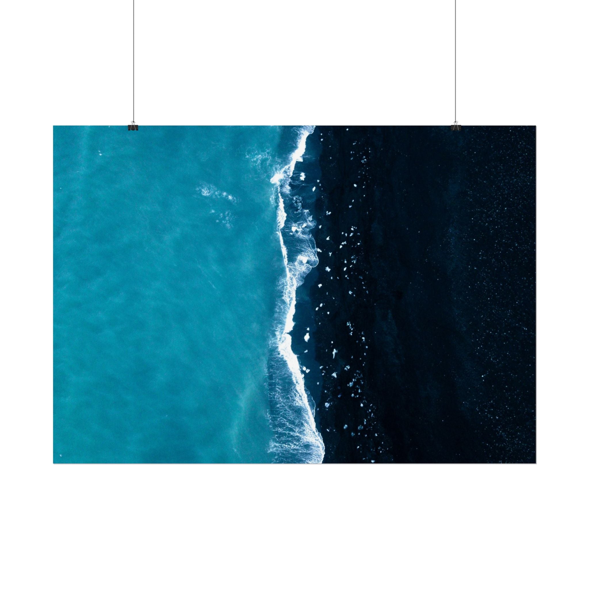 ocean-minimalist-decor-poster-print-beach-wall-art-coastal-photography-blue-ocean-print-sand-landscape-home-office-decoration